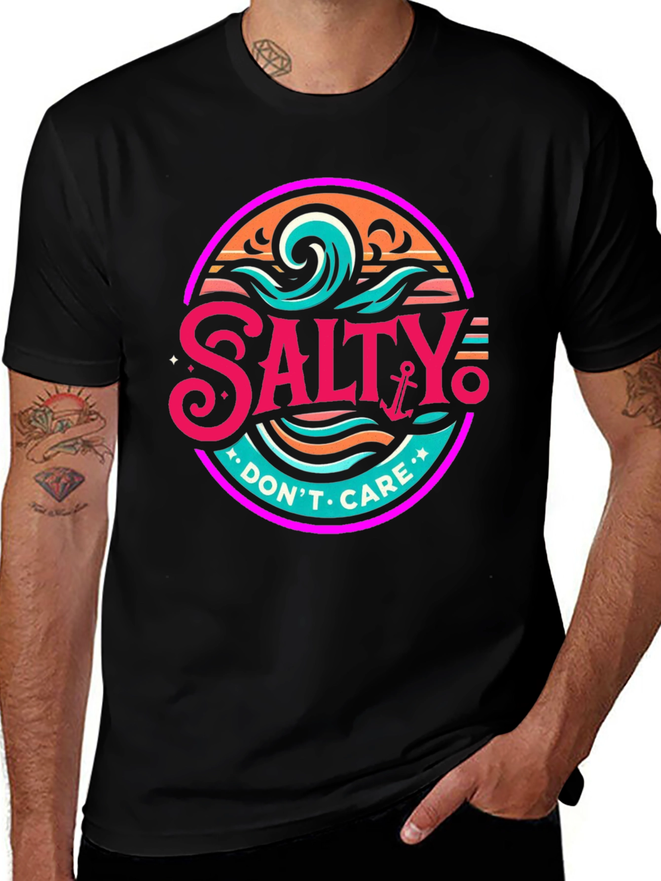 Salty Dont Care Graphic Tee