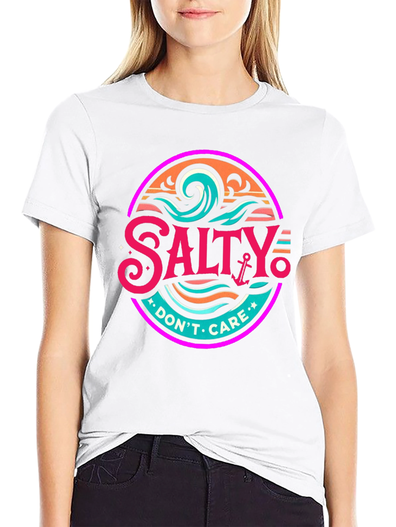 Salty Dont Care Graphic Tee