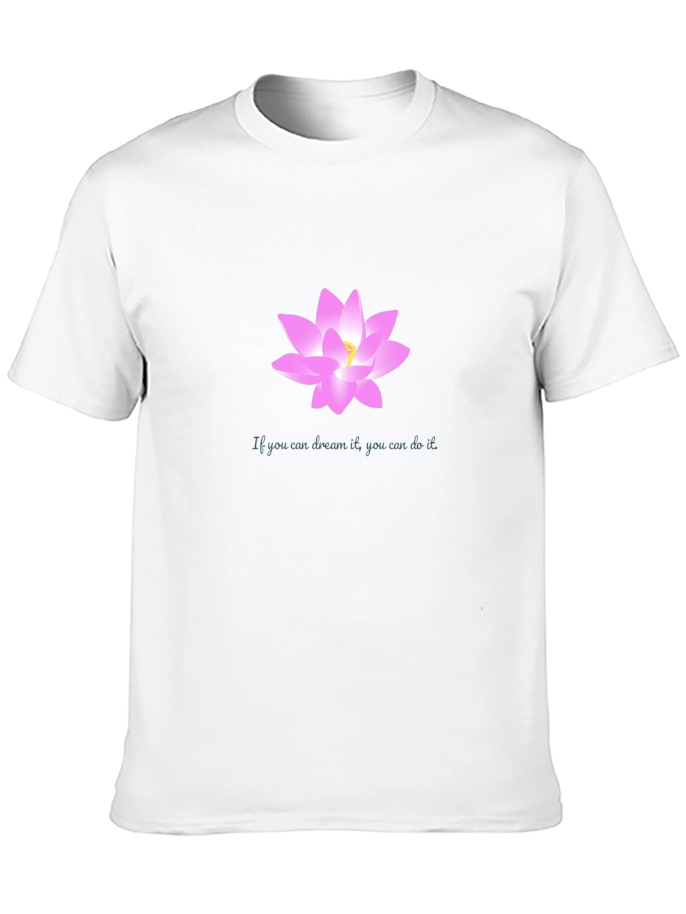 Dream Lotus Black T-Shirt
