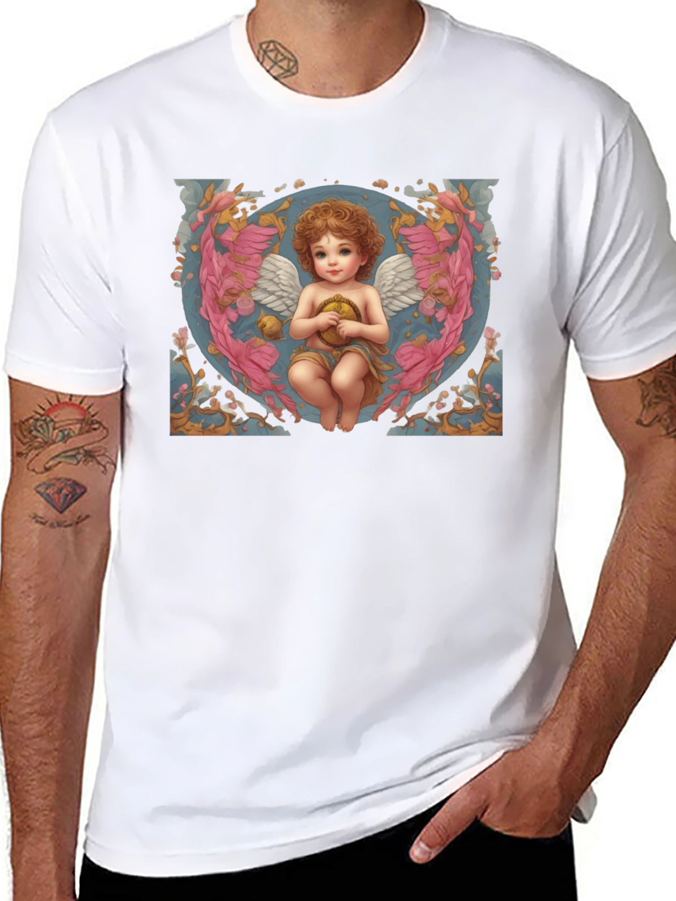 Cherub Angel Graphic T-Shirt