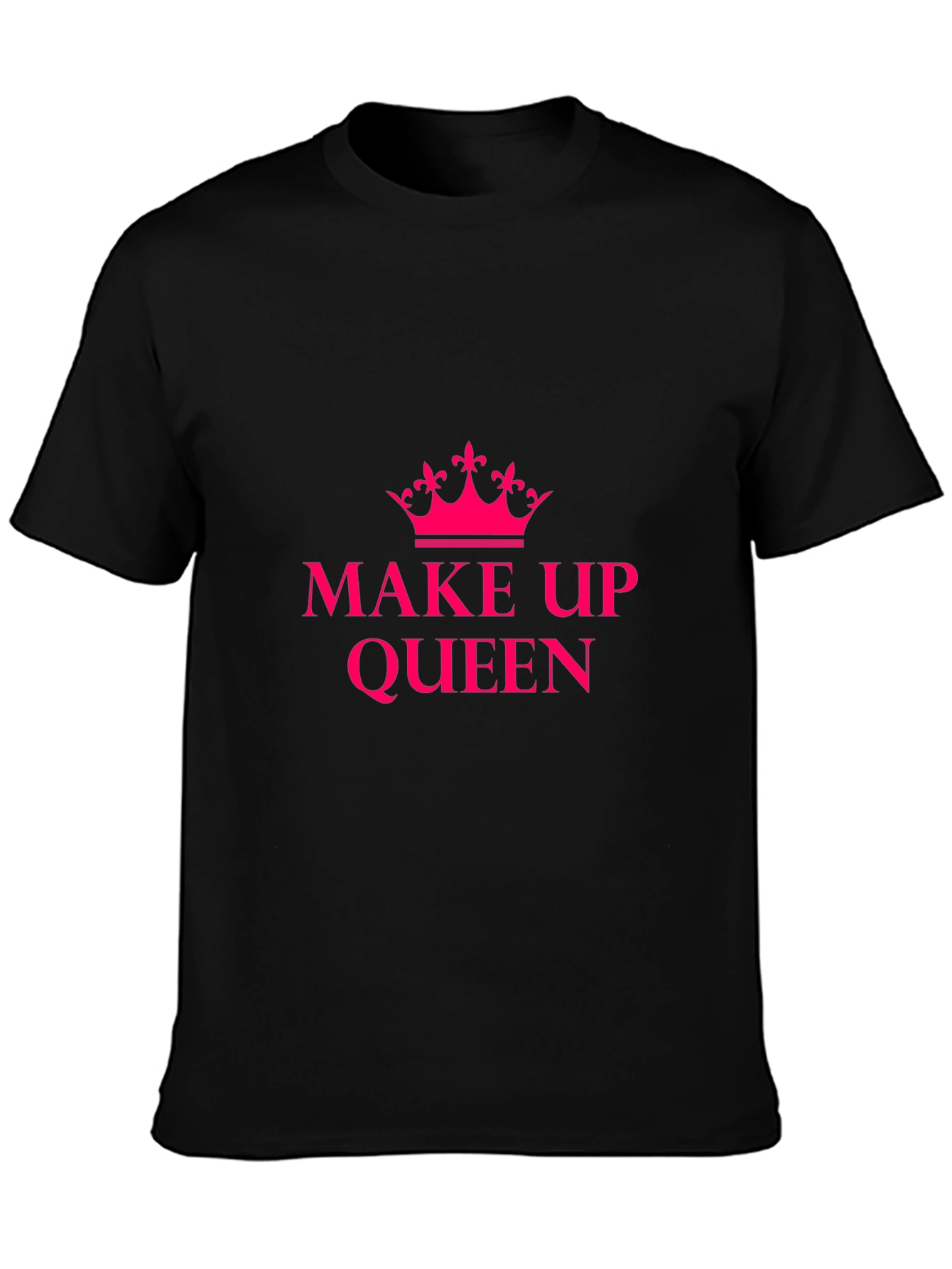 Make Up Queen T-Shirt - Pink Graphic Tee