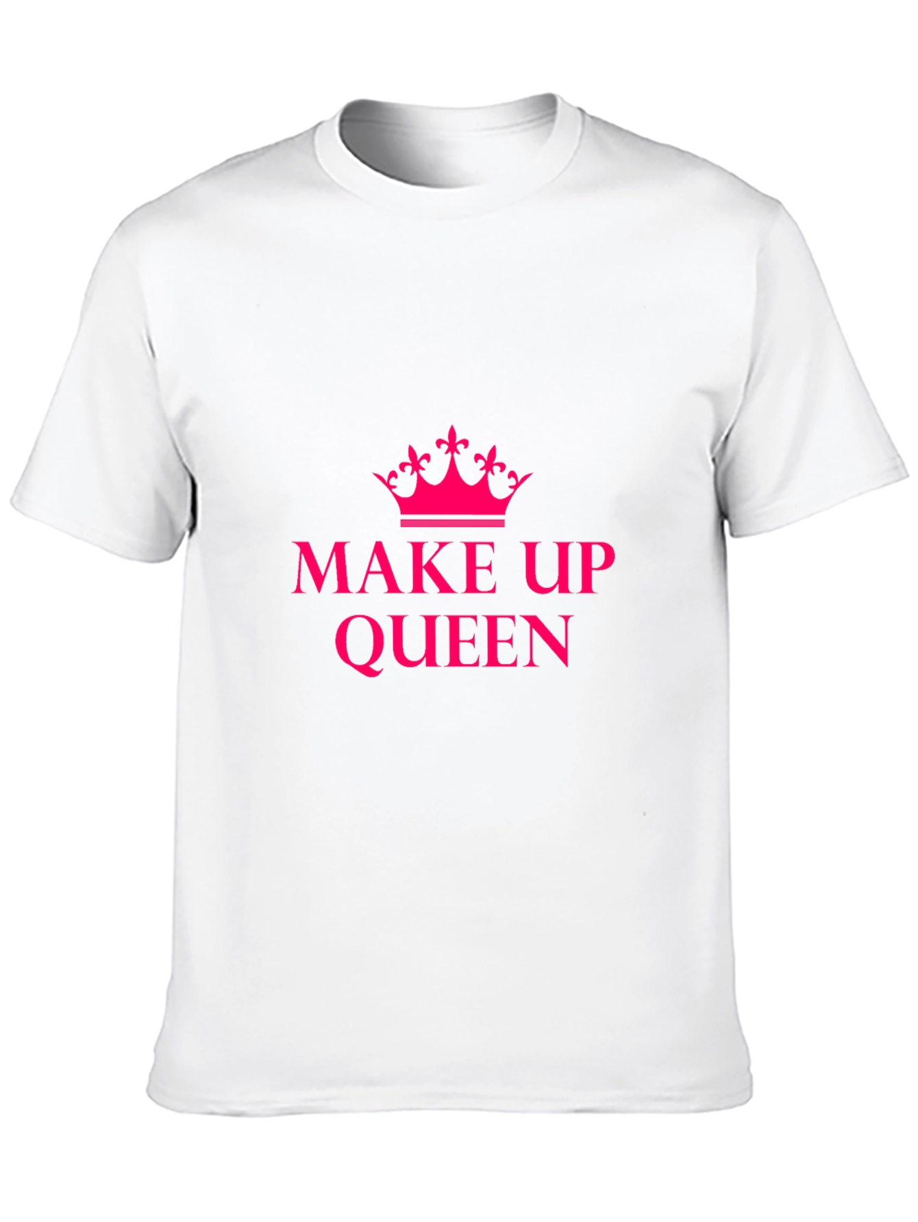 Make Up Queen T-Shirt - Pink Graphic Tee