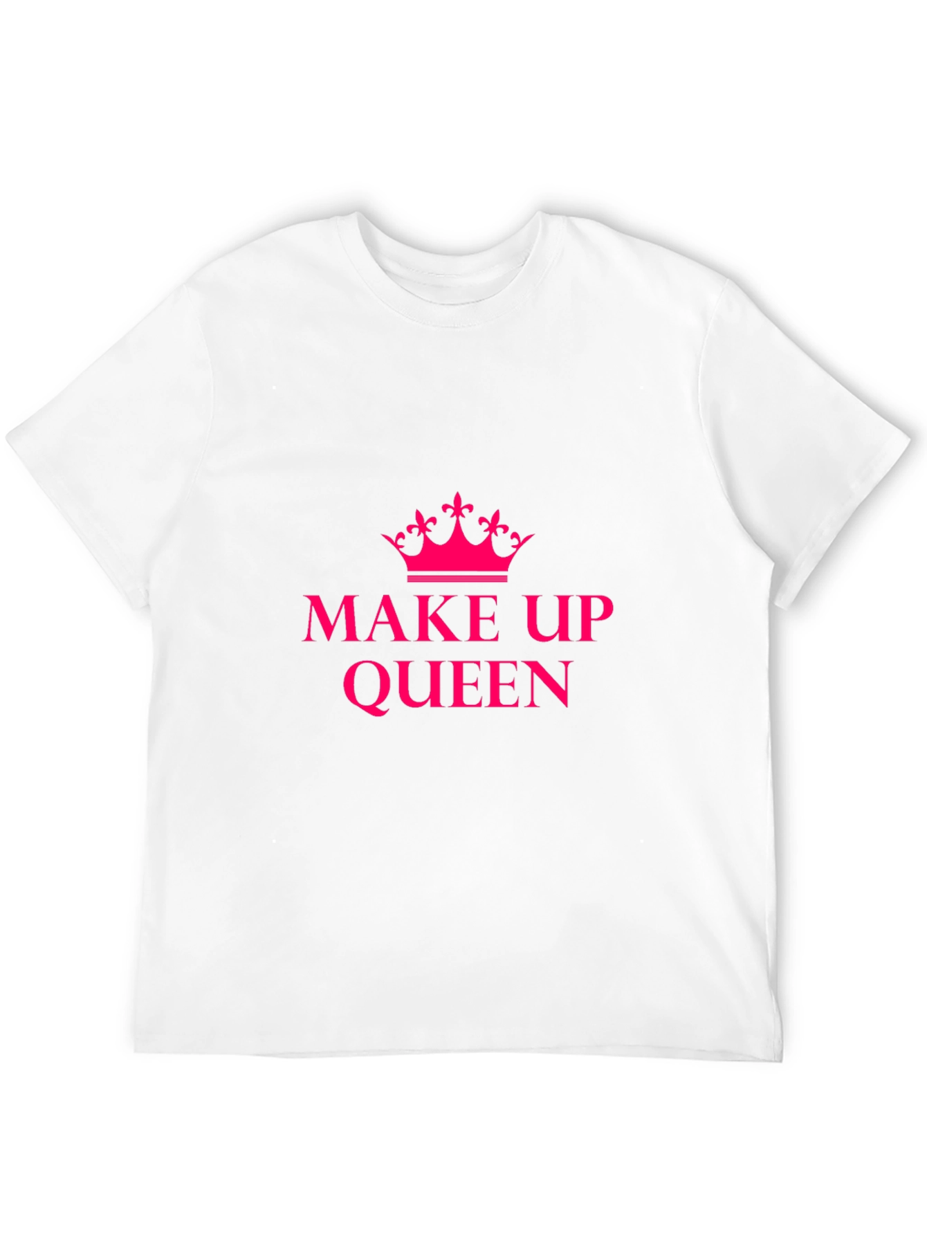 Make Up Queen T-Shirt - Pink Graphic Tee
