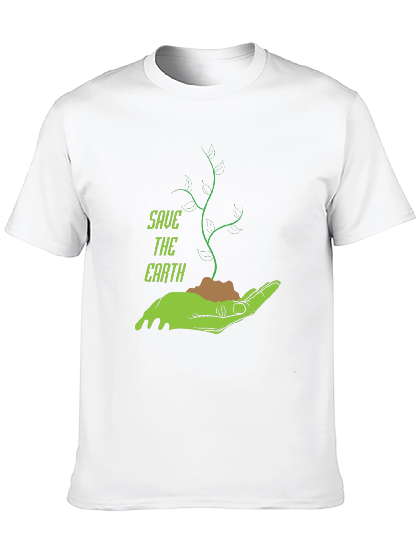 Save the Earth Graphic T-Shirt - Black