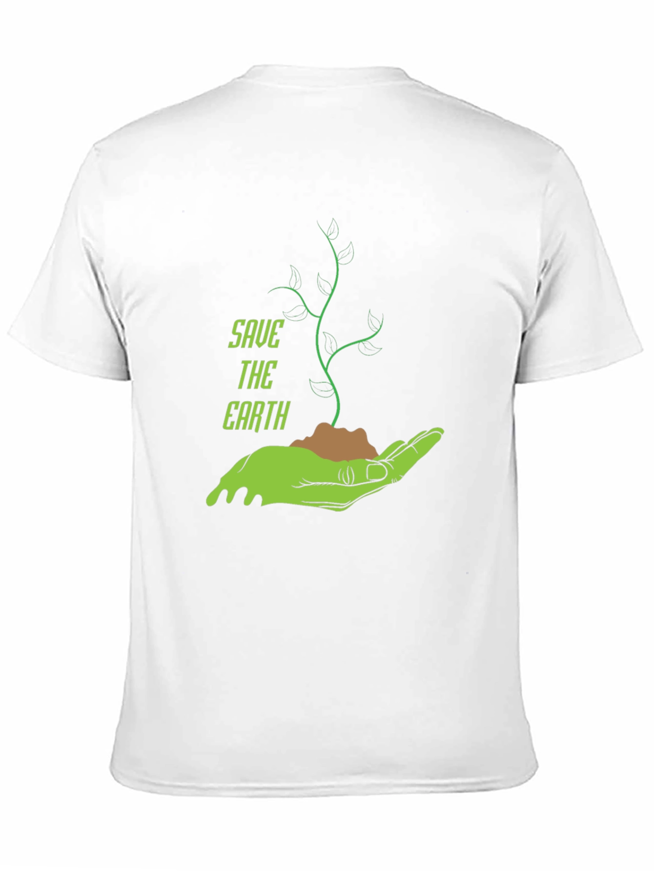 Save the Earth Graphic T-Shirt - Black