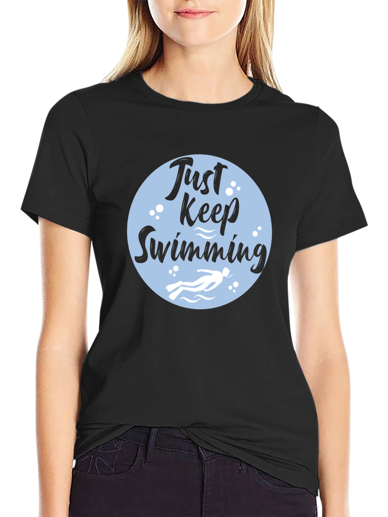 Just Keep Swimming Graphic Tee - Comfort Fit