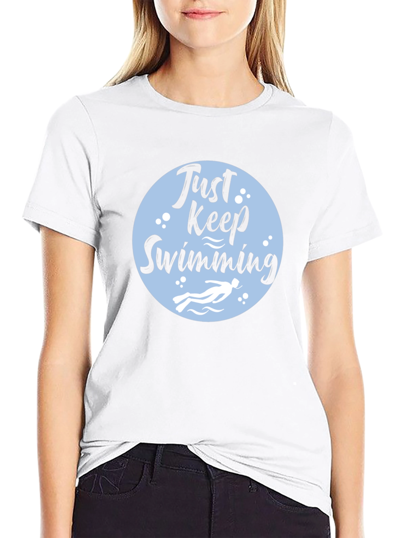 Just Keep Swimming Graphic Tee - Comfort Fit