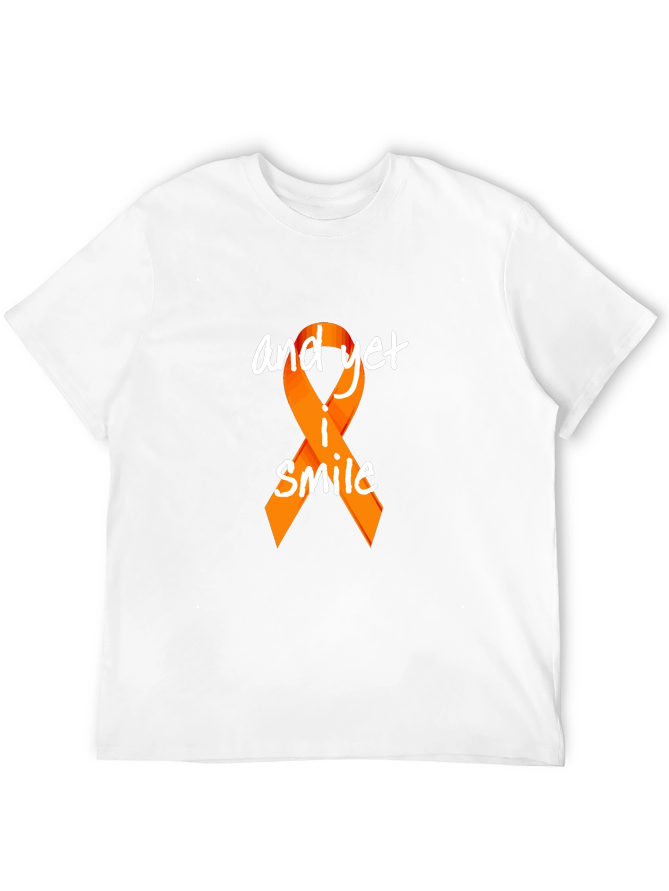 Awareness Ribbon T-Shirt - And Yet I Smile