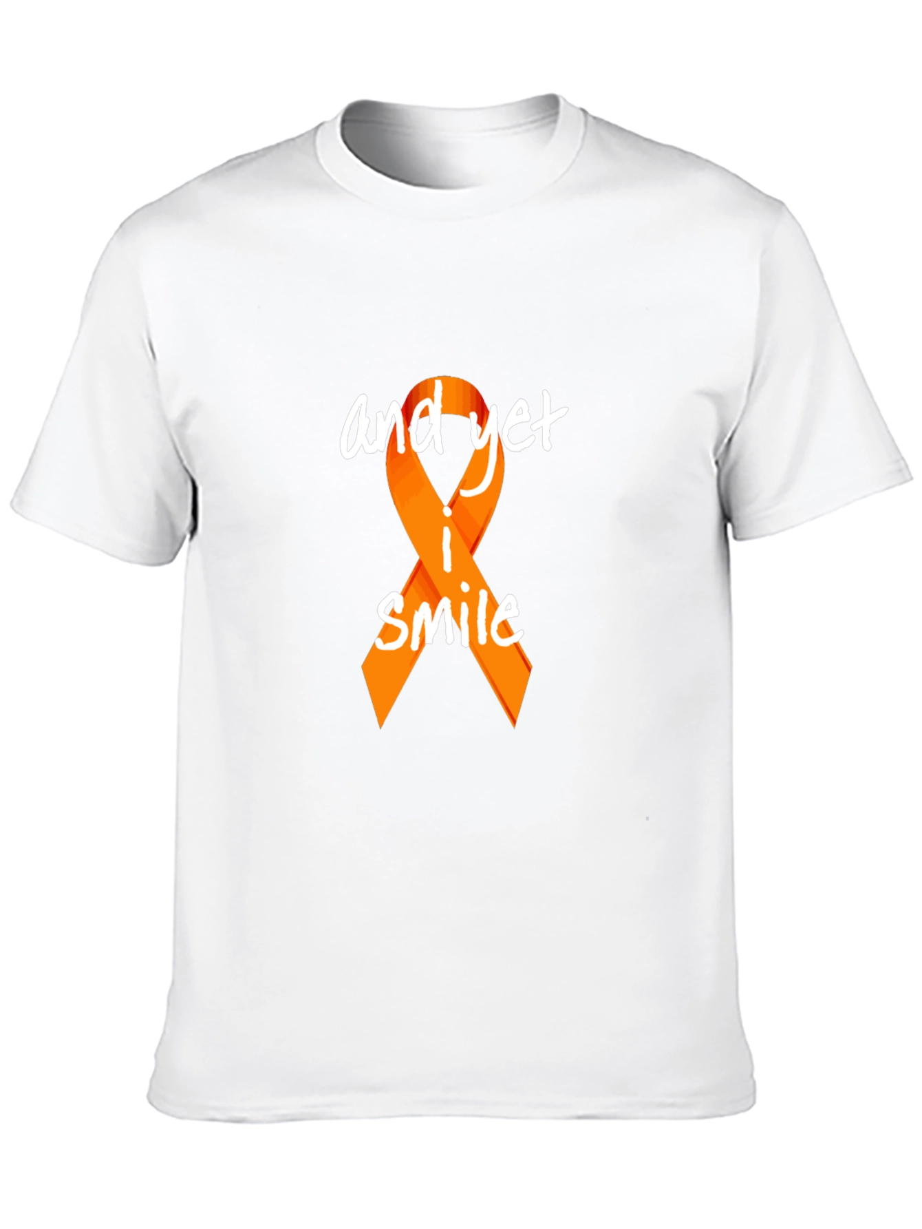 Awareness Ribbon T-Shirt - And Yet I Smile