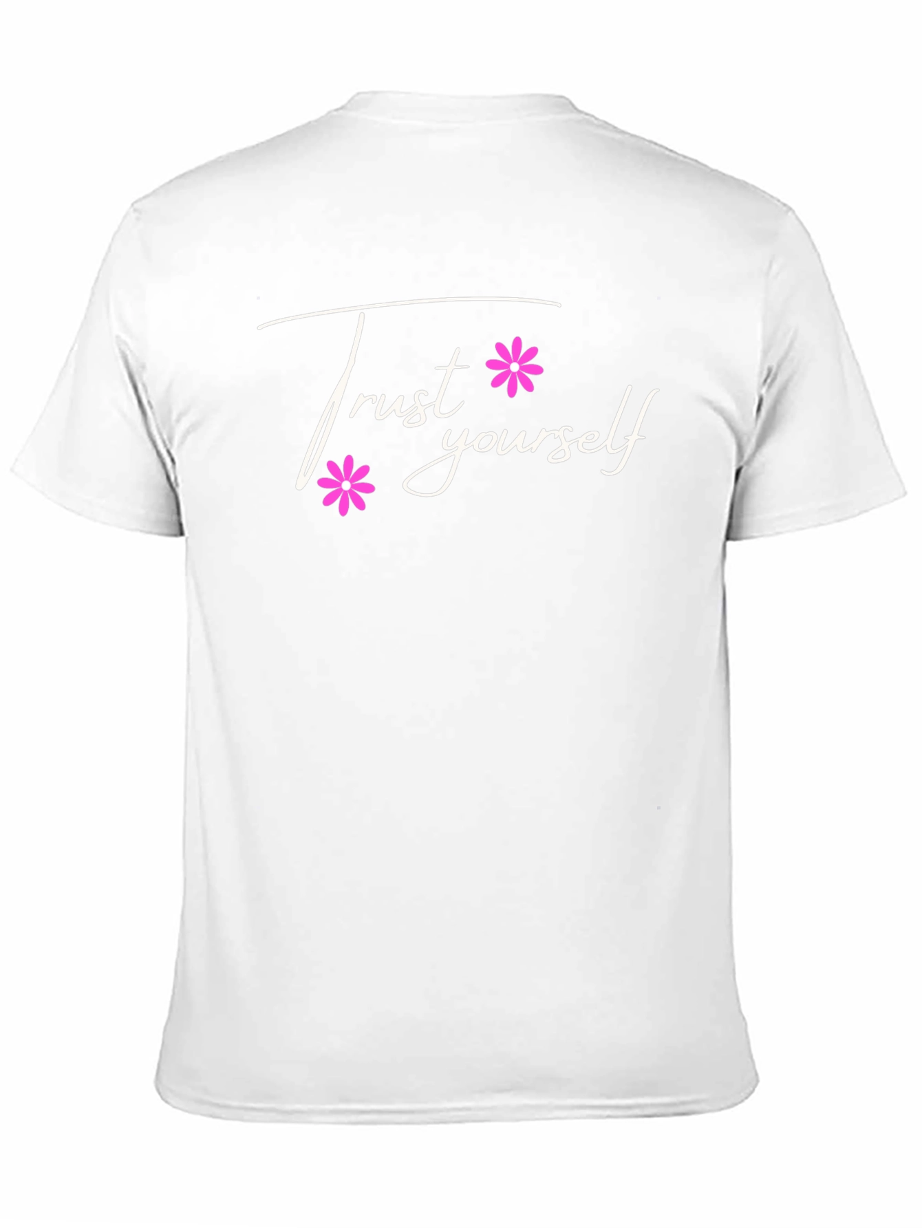 Trust Yourself Graphic Tee - Black Casual T-Shirt