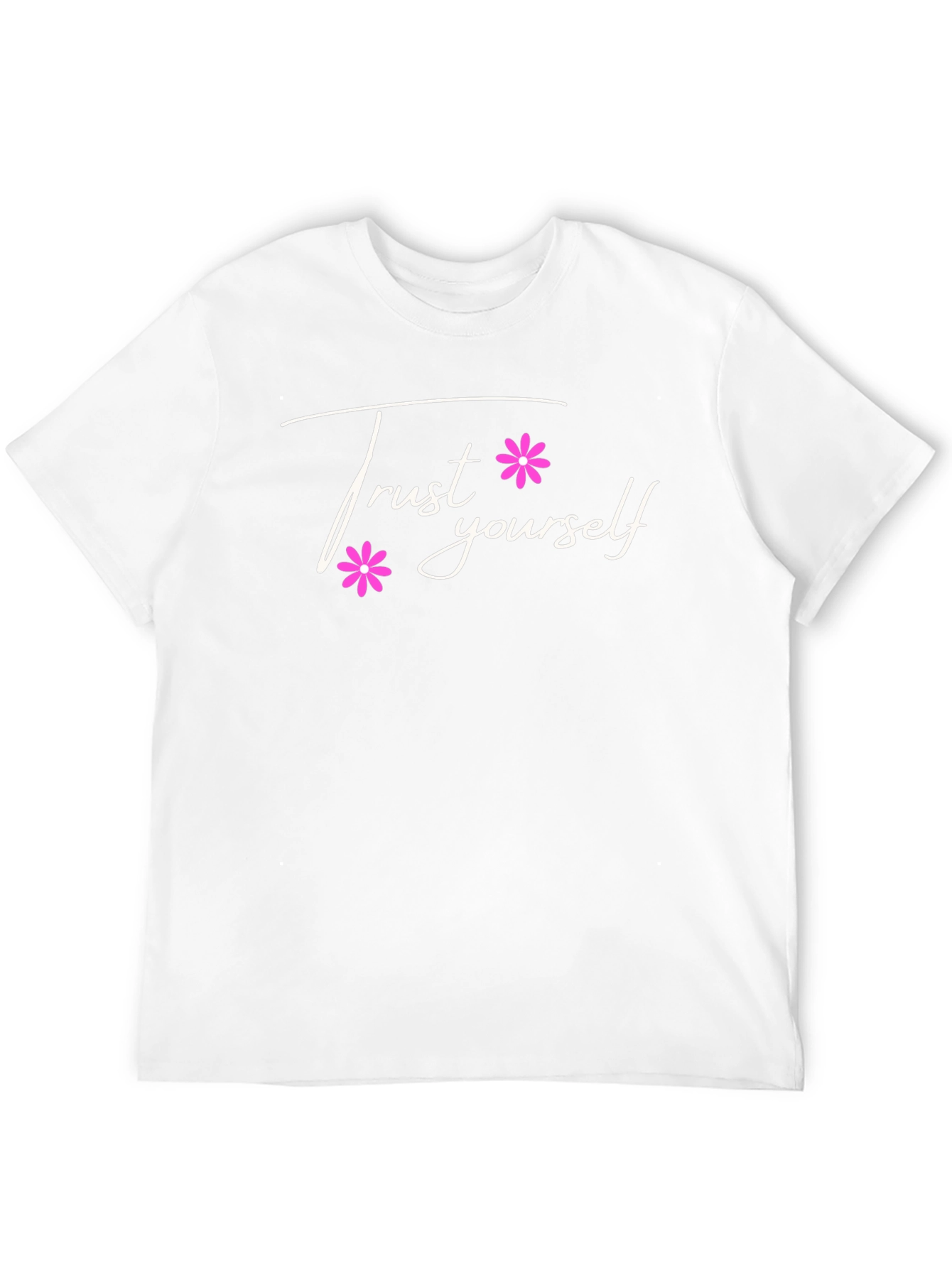 Trust Yourself Graphic Tee - Black Casual T-Shirt