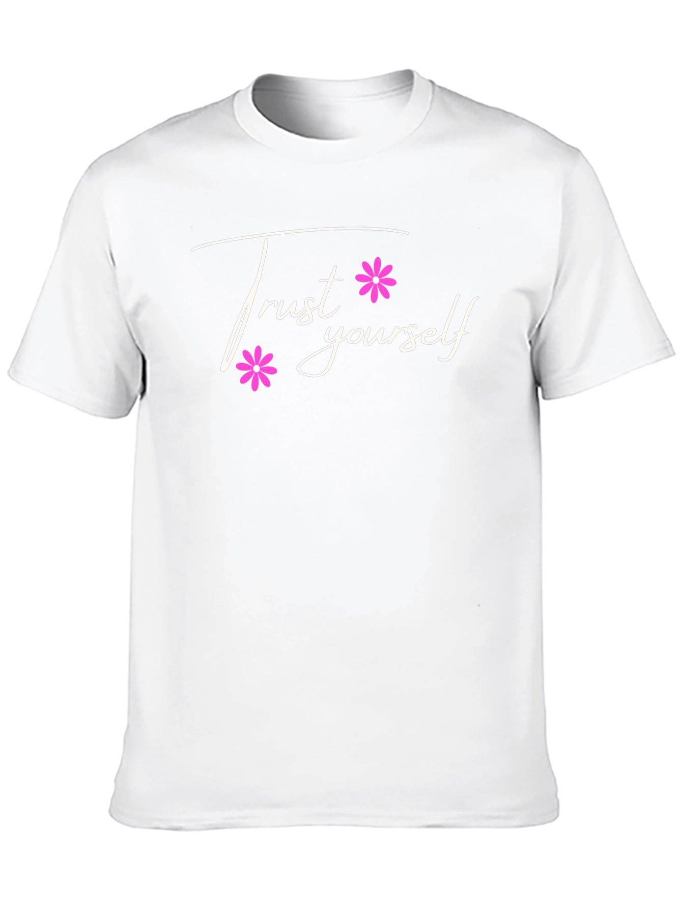Trust Yourself Graphic Tee - Black Casual T-Shirt