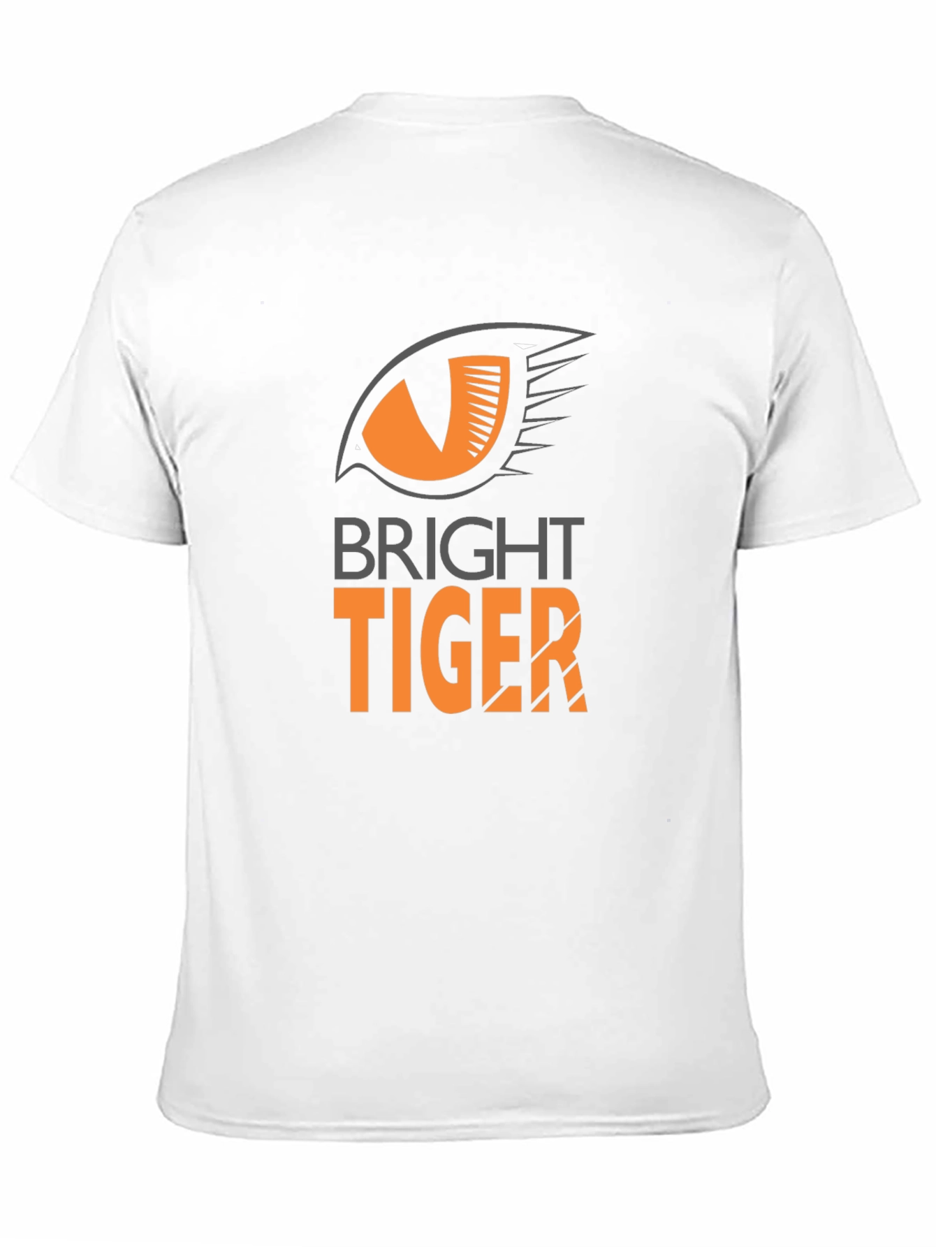 Bright Tiger Graphic Tee - Black Cotton Blend