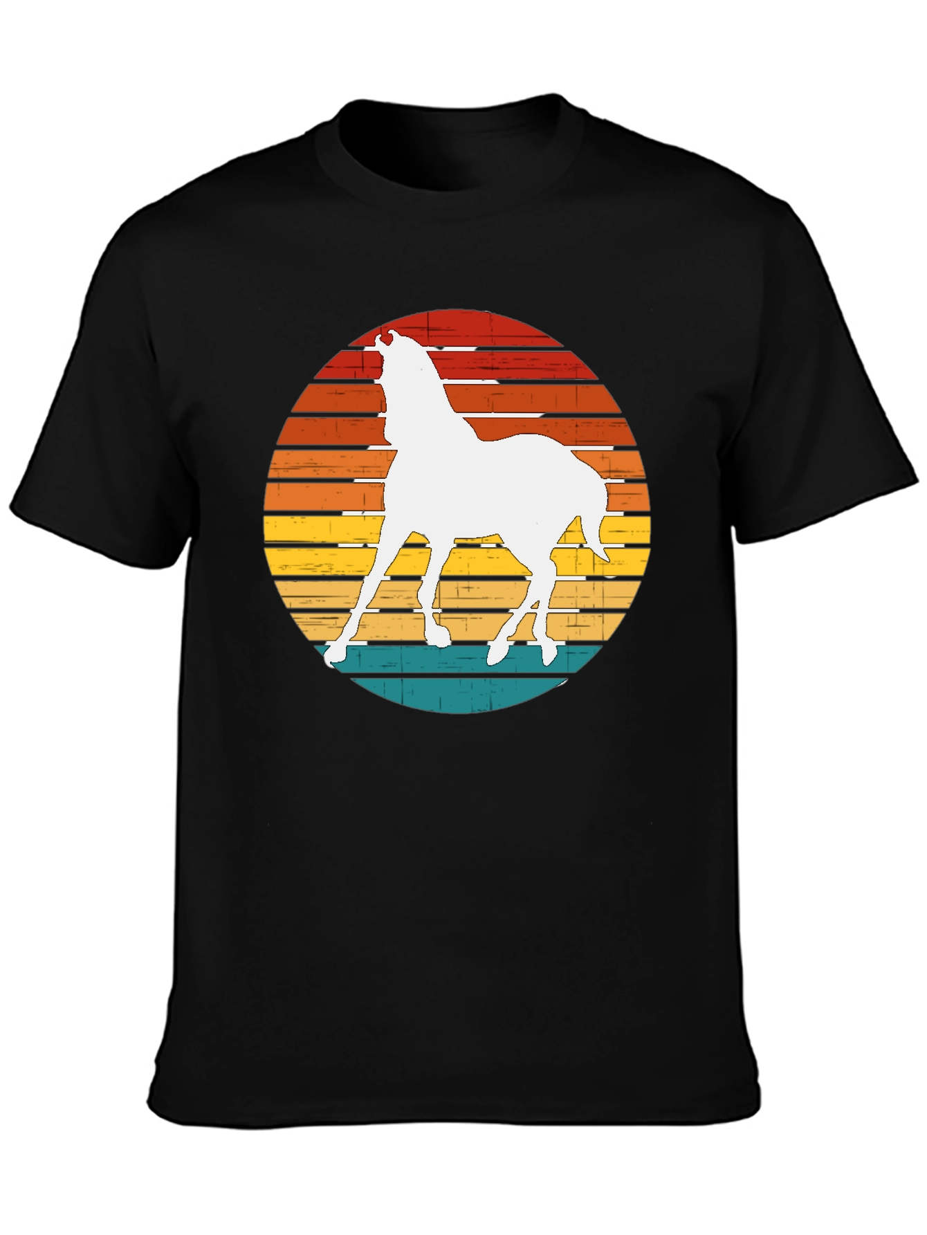 Retro Horse Graphic Tee - Stylish Comfort