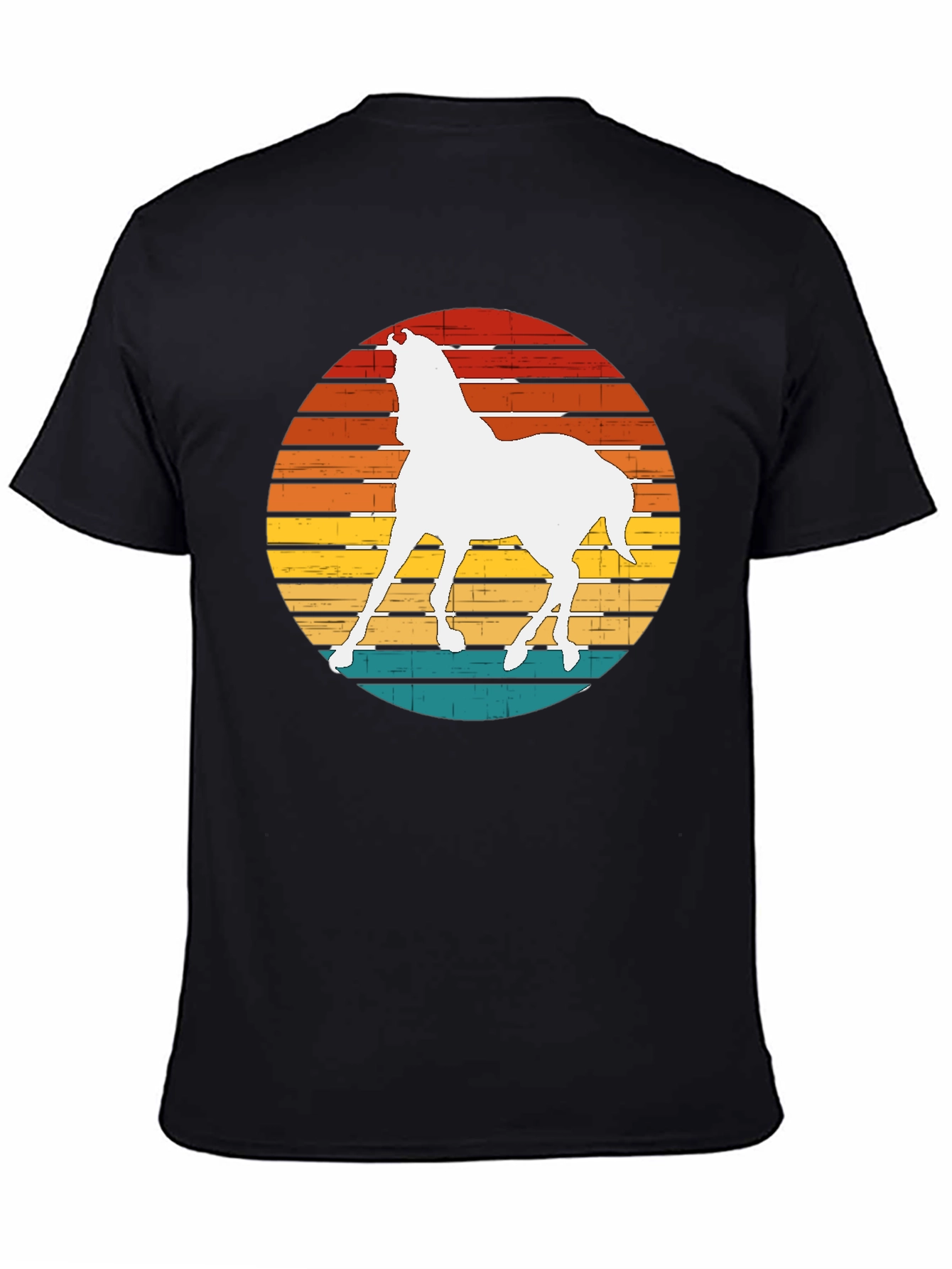 Retro Horse Graphic Tee - Stylish Comfort