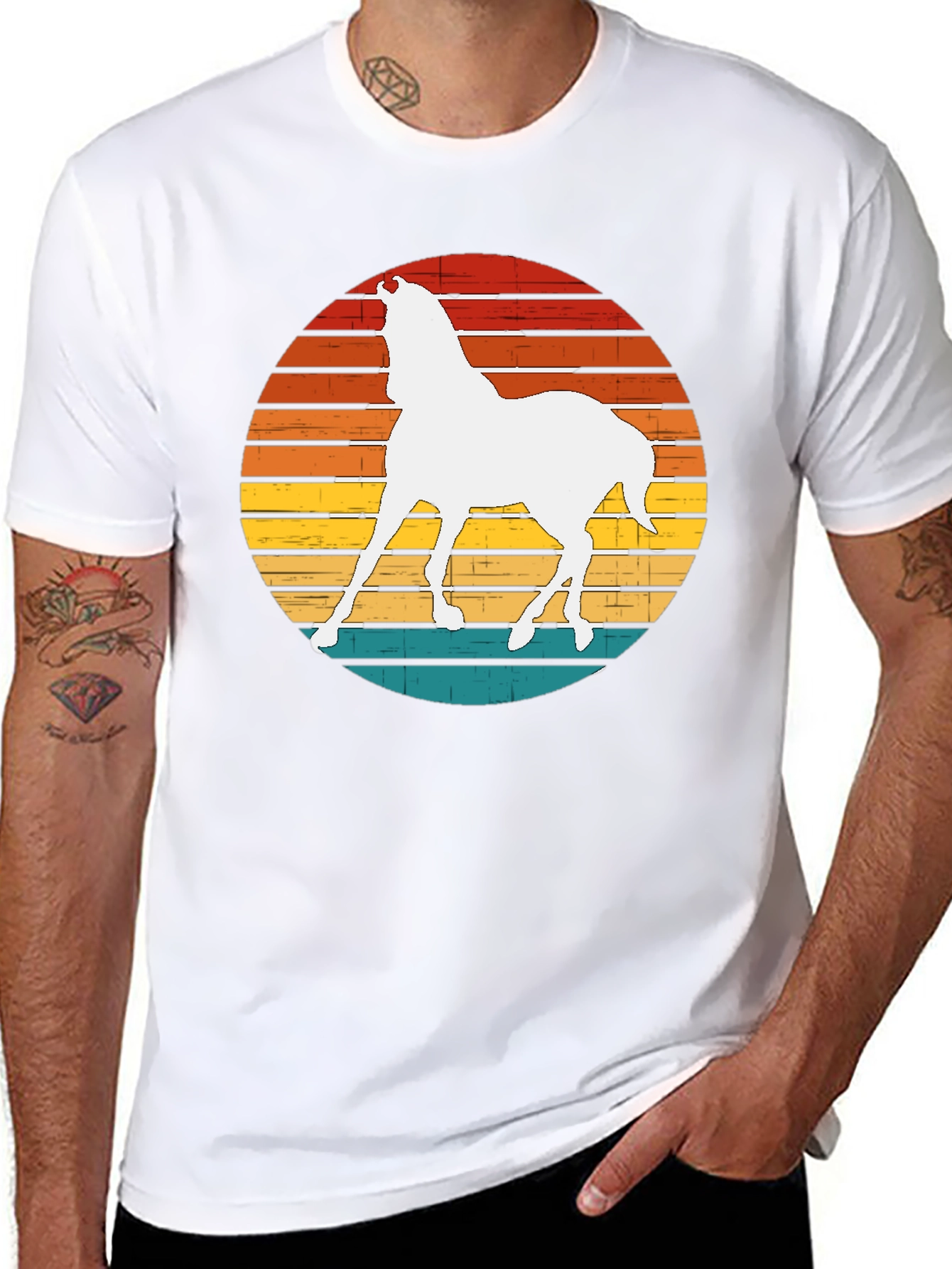 Retro Horse Graphic Tee - Stylish Comfort