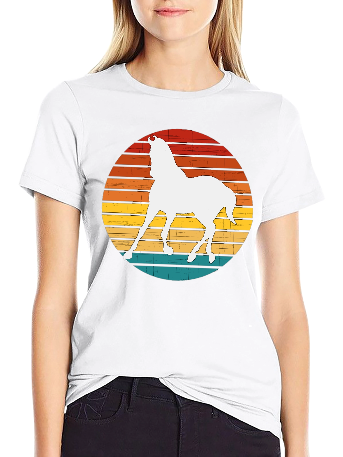 Retro Horse Graphic Tee - Stylish Comfort