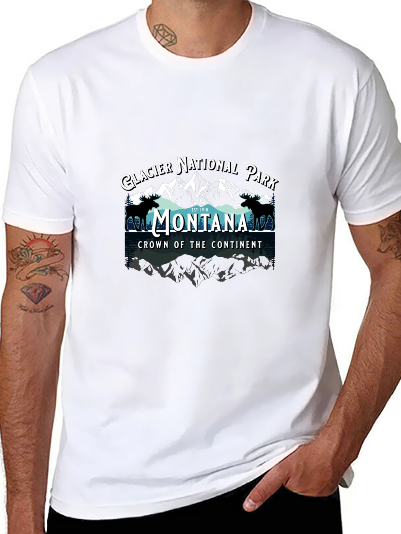 Glacier National Park Montana T-Shirt