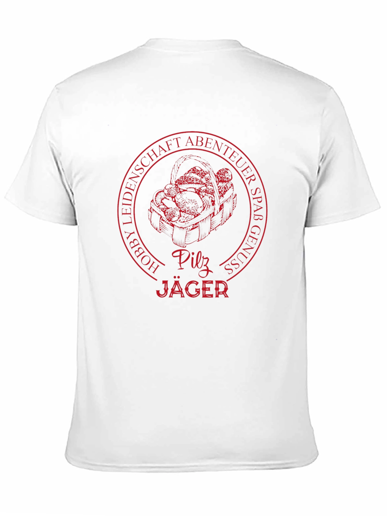 Pilz Jäger Graphic T-Shirt Mushroom Hunter Tee