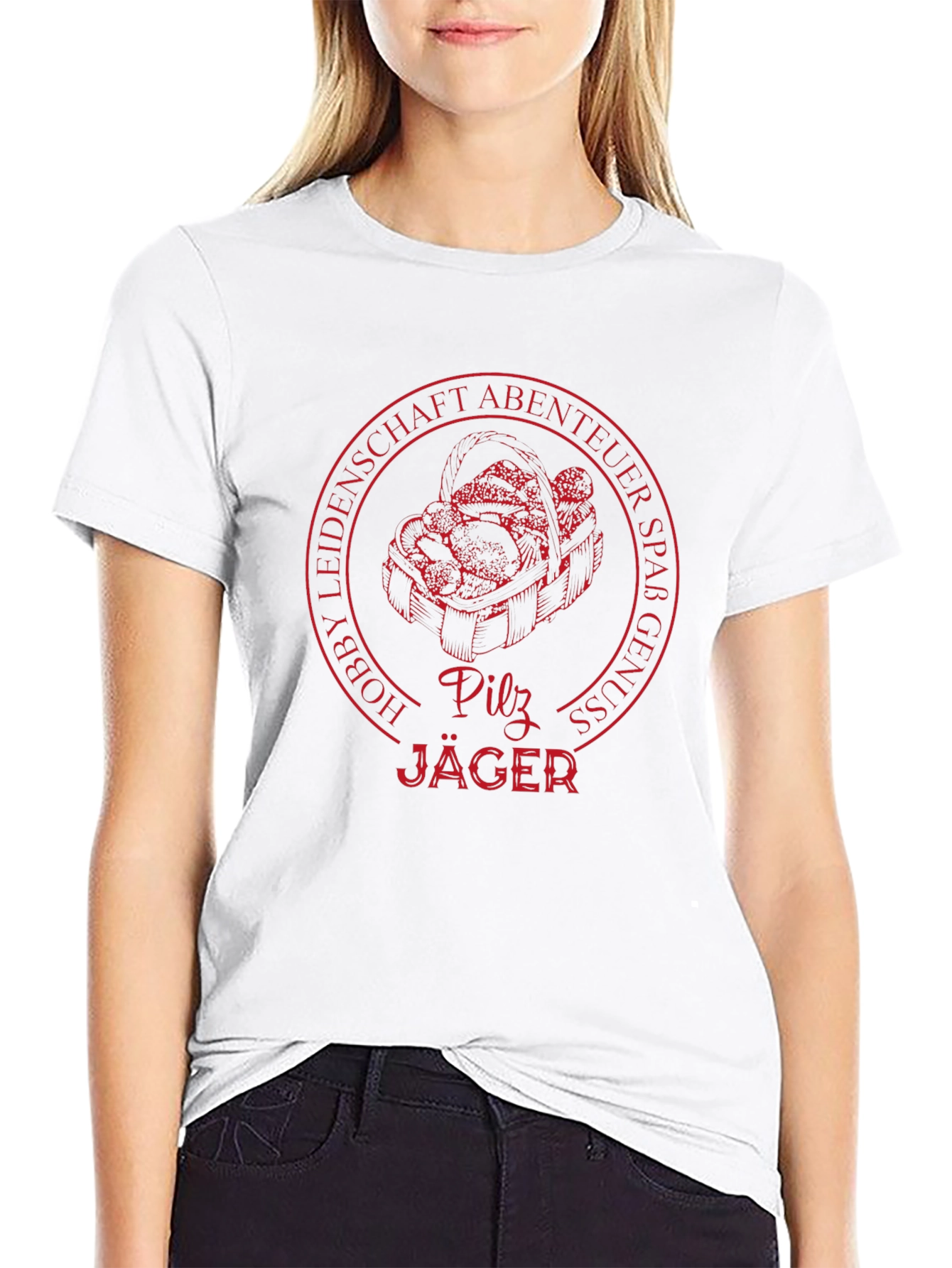 Pilz Jäger Graphic T-Shirt Mushroom Hunter Tee