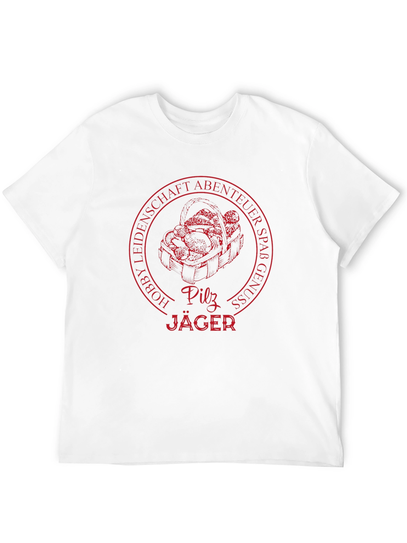 Pilz Jäger Graphic T-Shirt Mushroom Hunter Tee