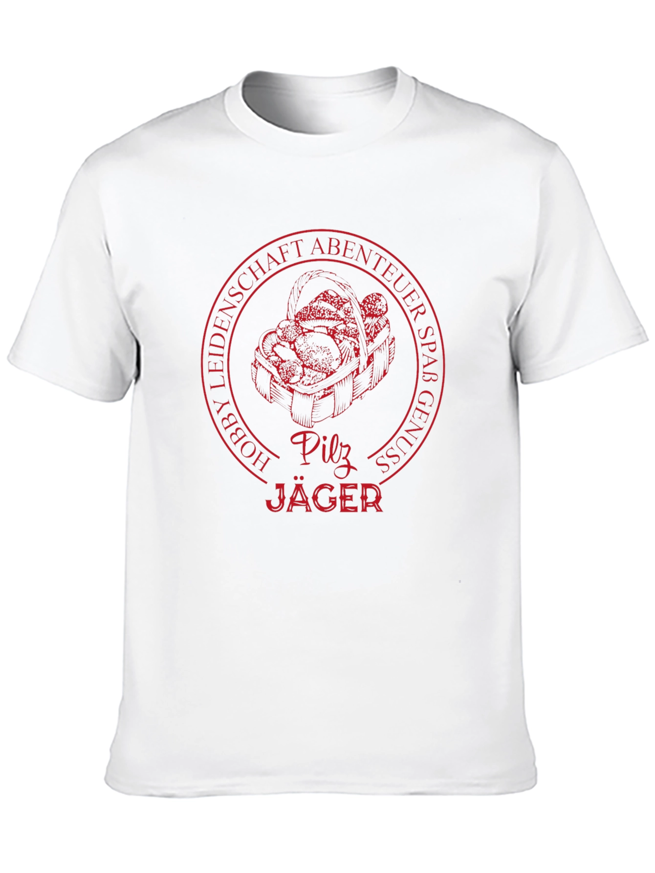 Pilz Jäger Graphic T-Shirt Mushroom Hunter Tee