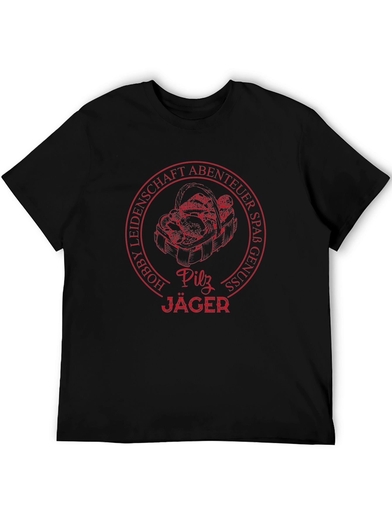 Pilz Jäger Graphic T-Shirt Mushroom Hunter Tee