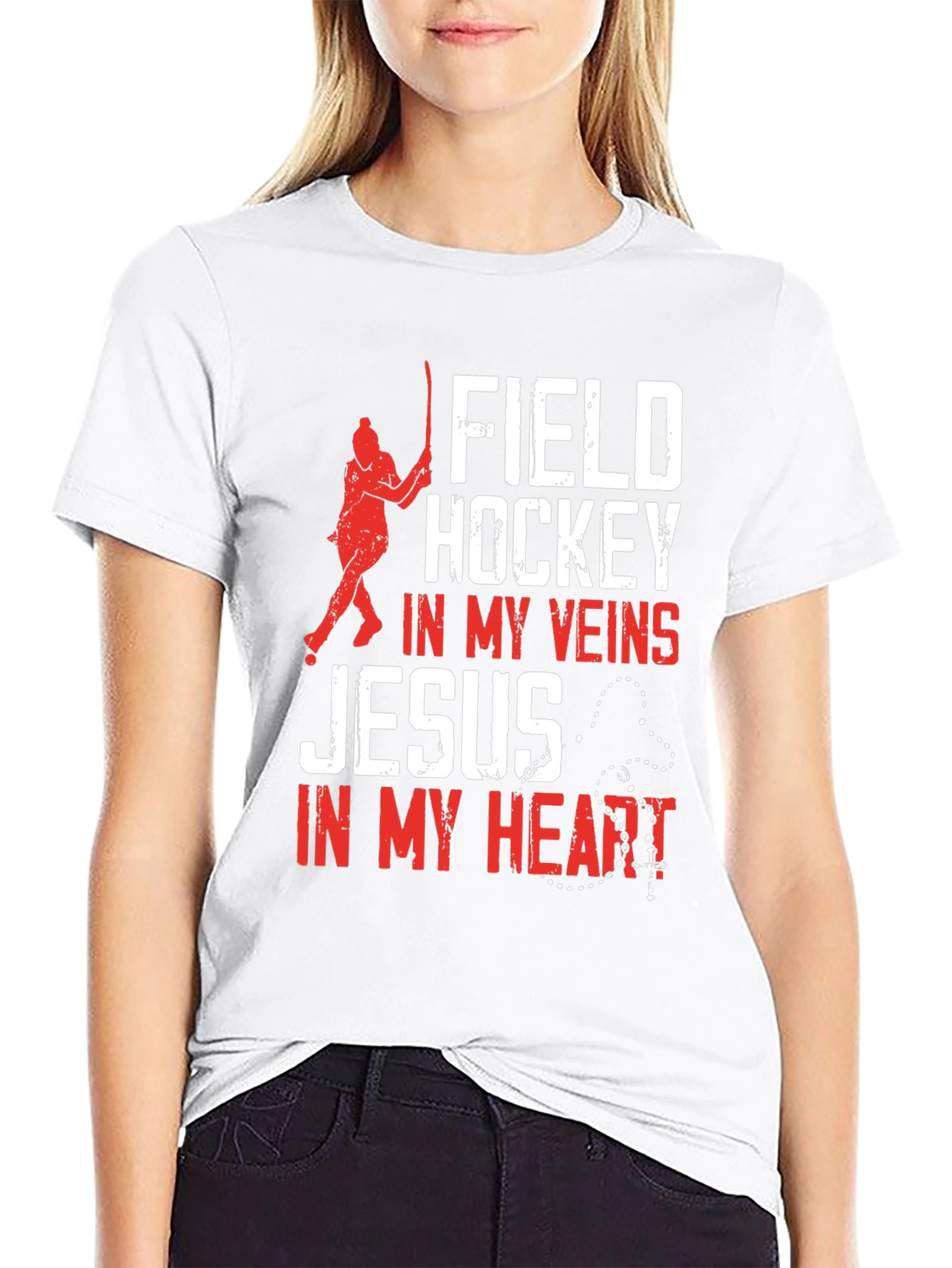 Field Hockey & Jesus T-Shirt