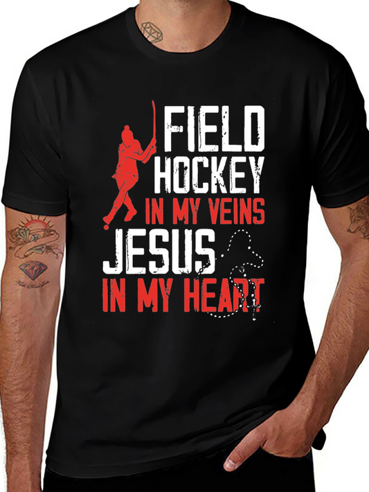 Field Hockey & Jesus T-Shirt