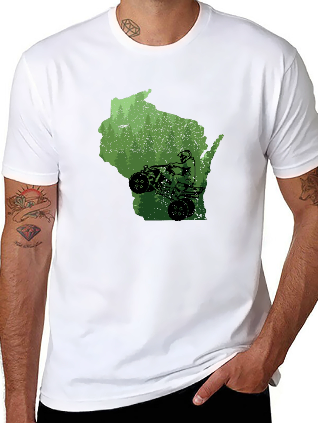 Wisconsin ATV T-Shirt - Ride in Style