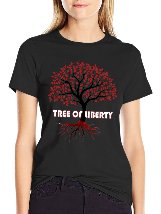 Tree of Liberty Graphic T-Shirt - Black