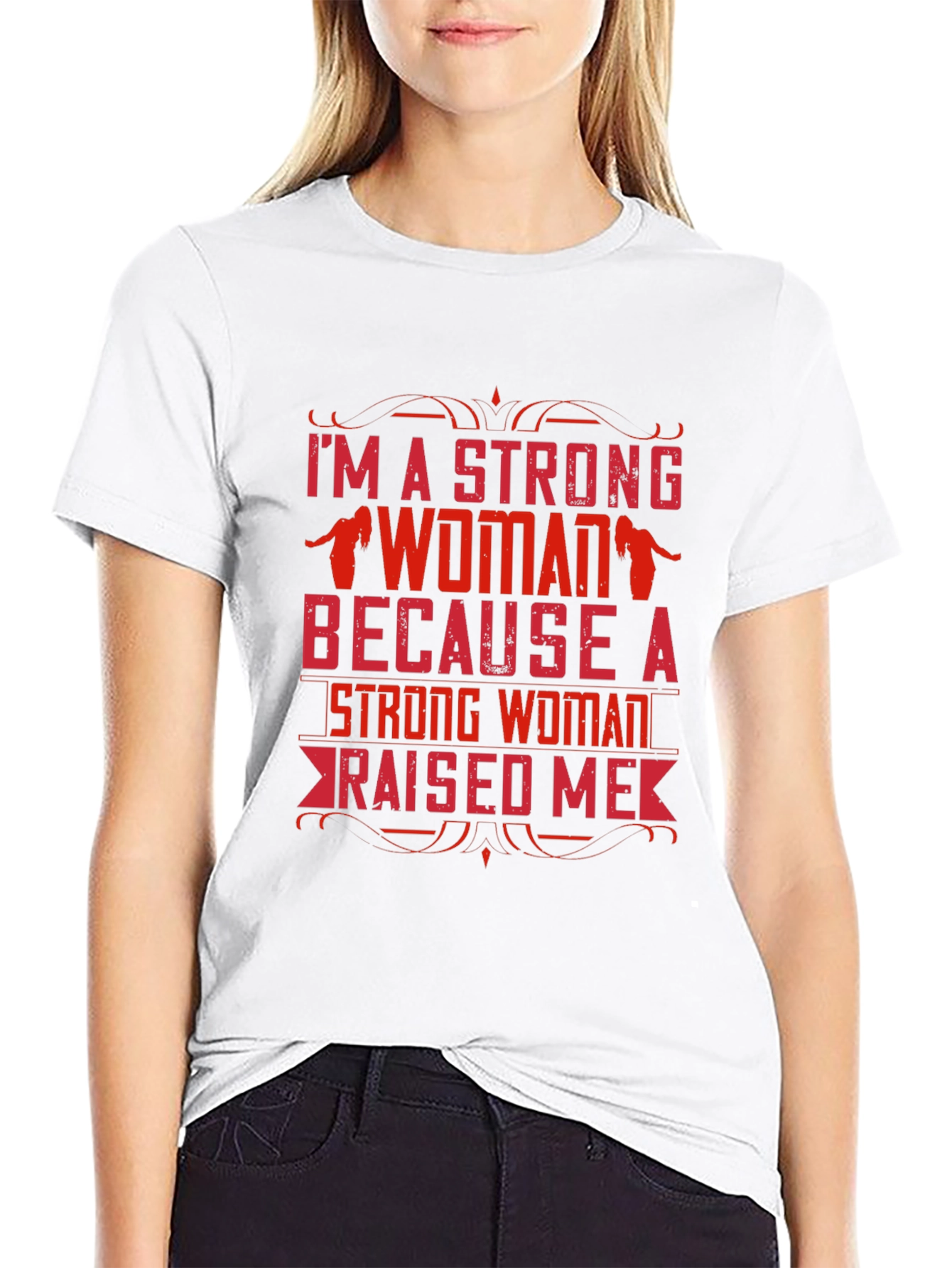 Strong Woman Graphic T-Shirt