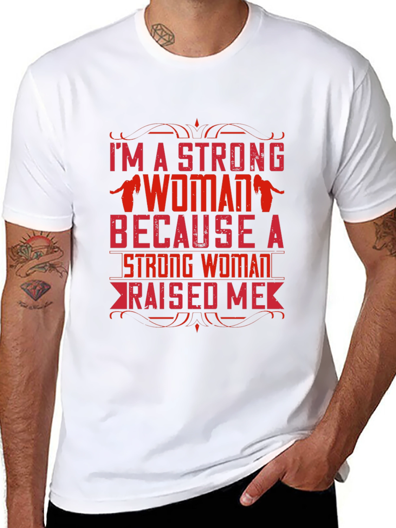Strong Woman Graphic T-Shirt