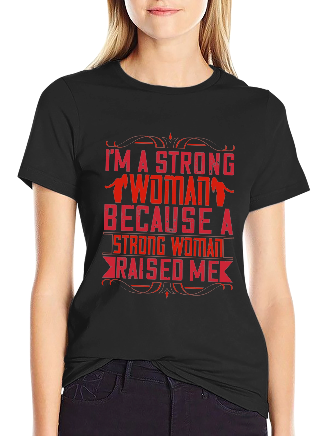 Strong Woman Graphic T-Shirt