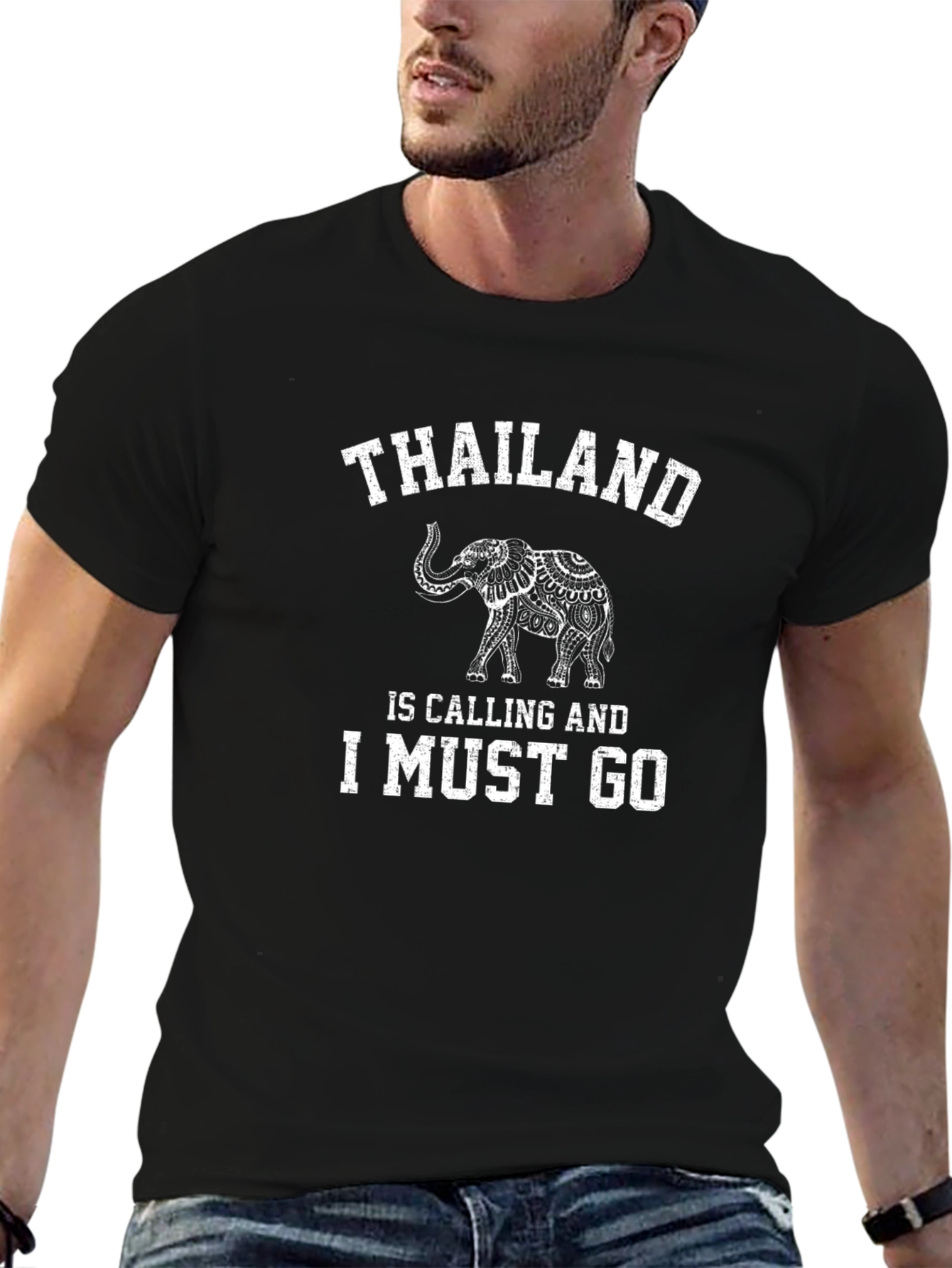 Thailand Calling T-Shirt: Elephant Design Tee