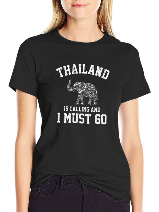 Thailand Calling T-Shirt: Elephant Design Tee