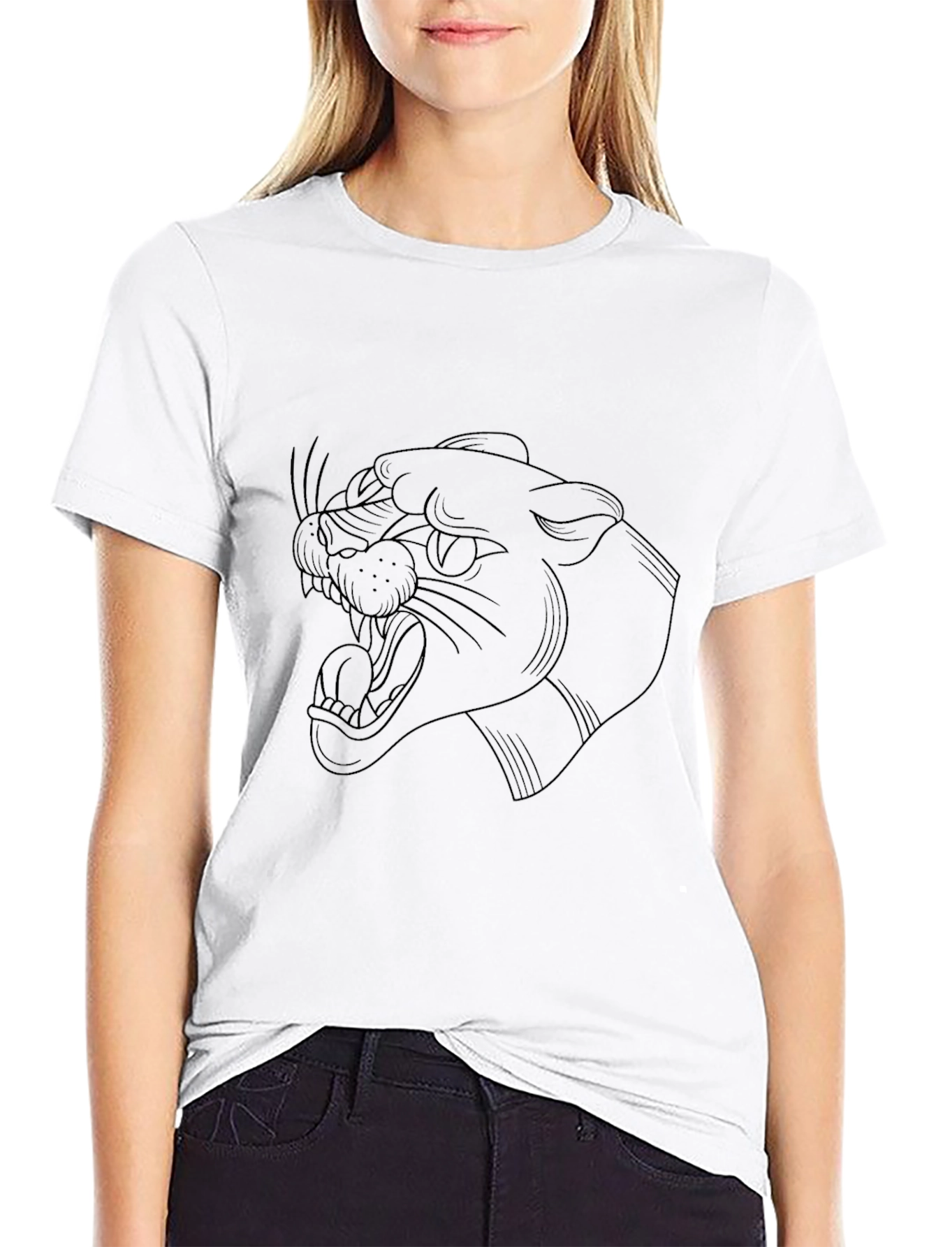 Black Panther Graphic Tee - Mens Casual T-Shirt