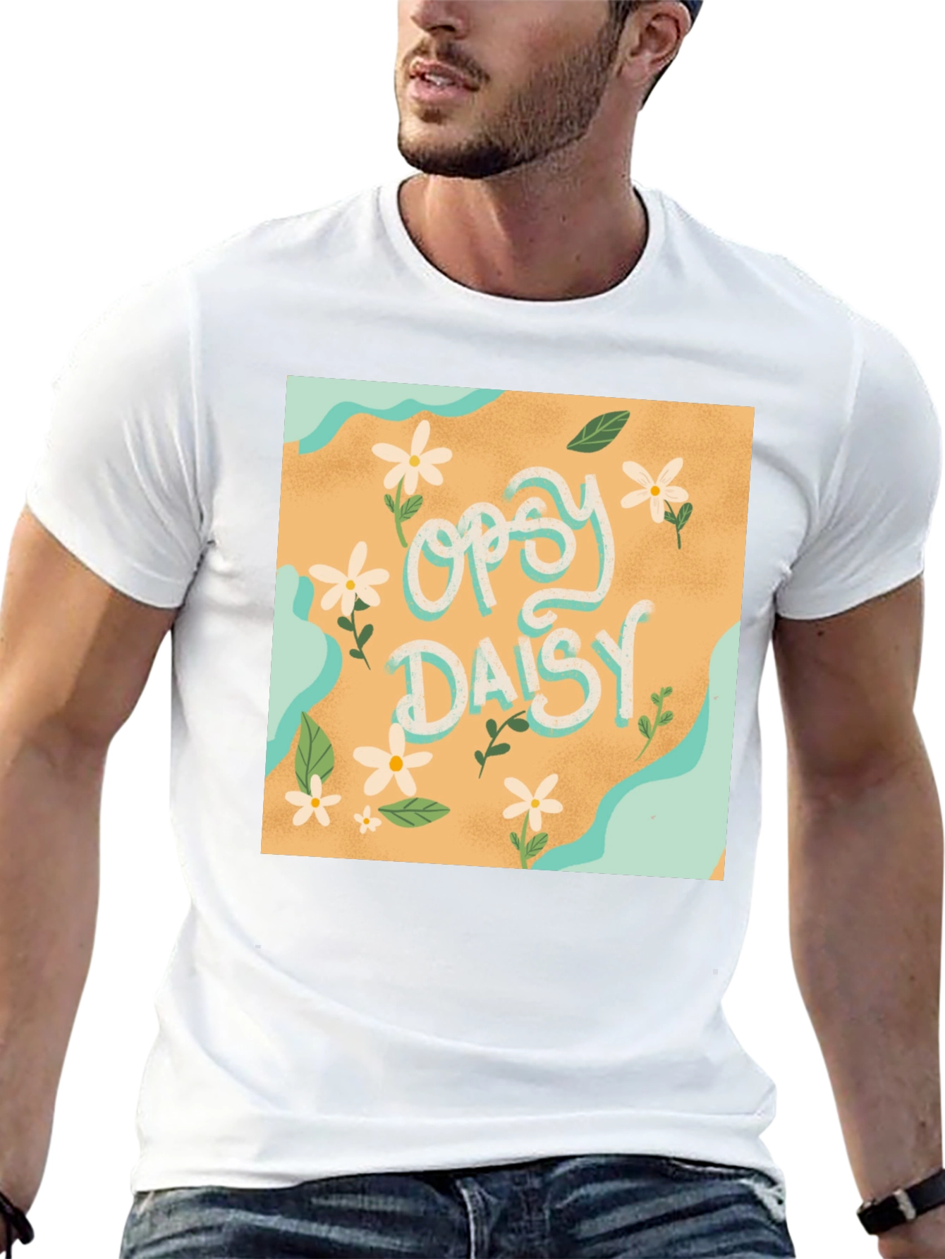 Oopsie Daisy Floral Graphic T-Shirt