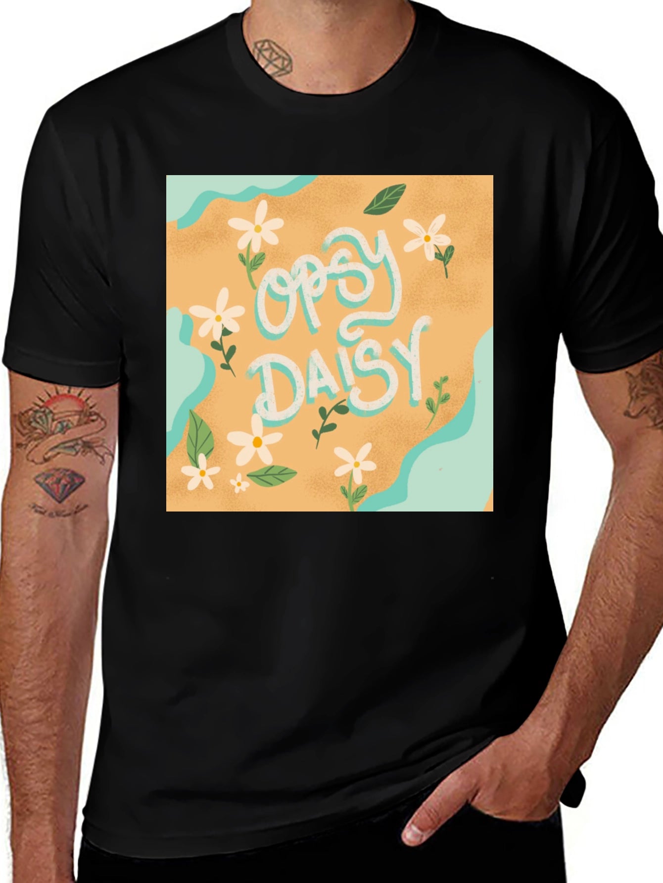 Oopsie Daisy Floral Graphic T-Shirt