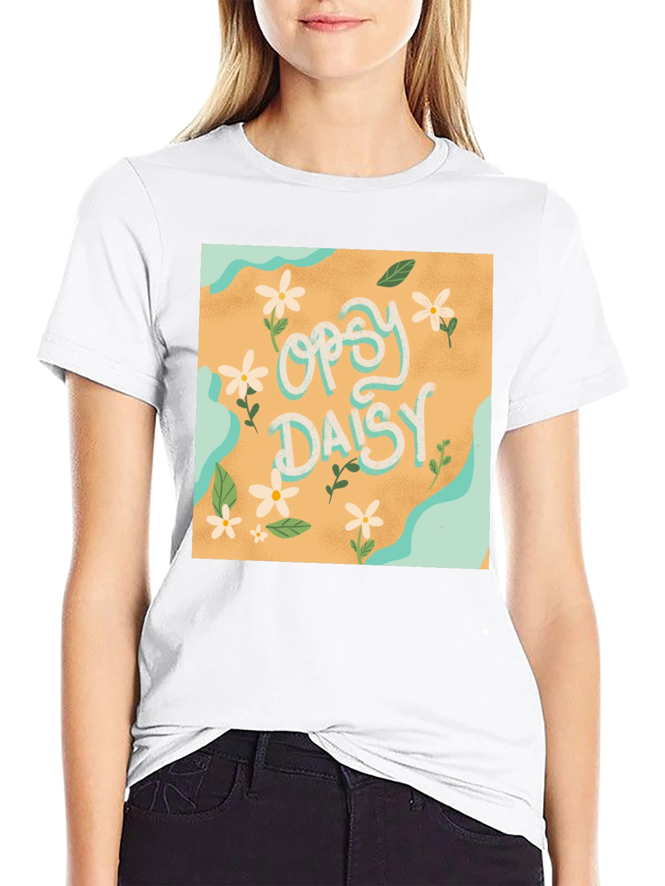 Oopsie Daisy Floral Graphic T-Shirt