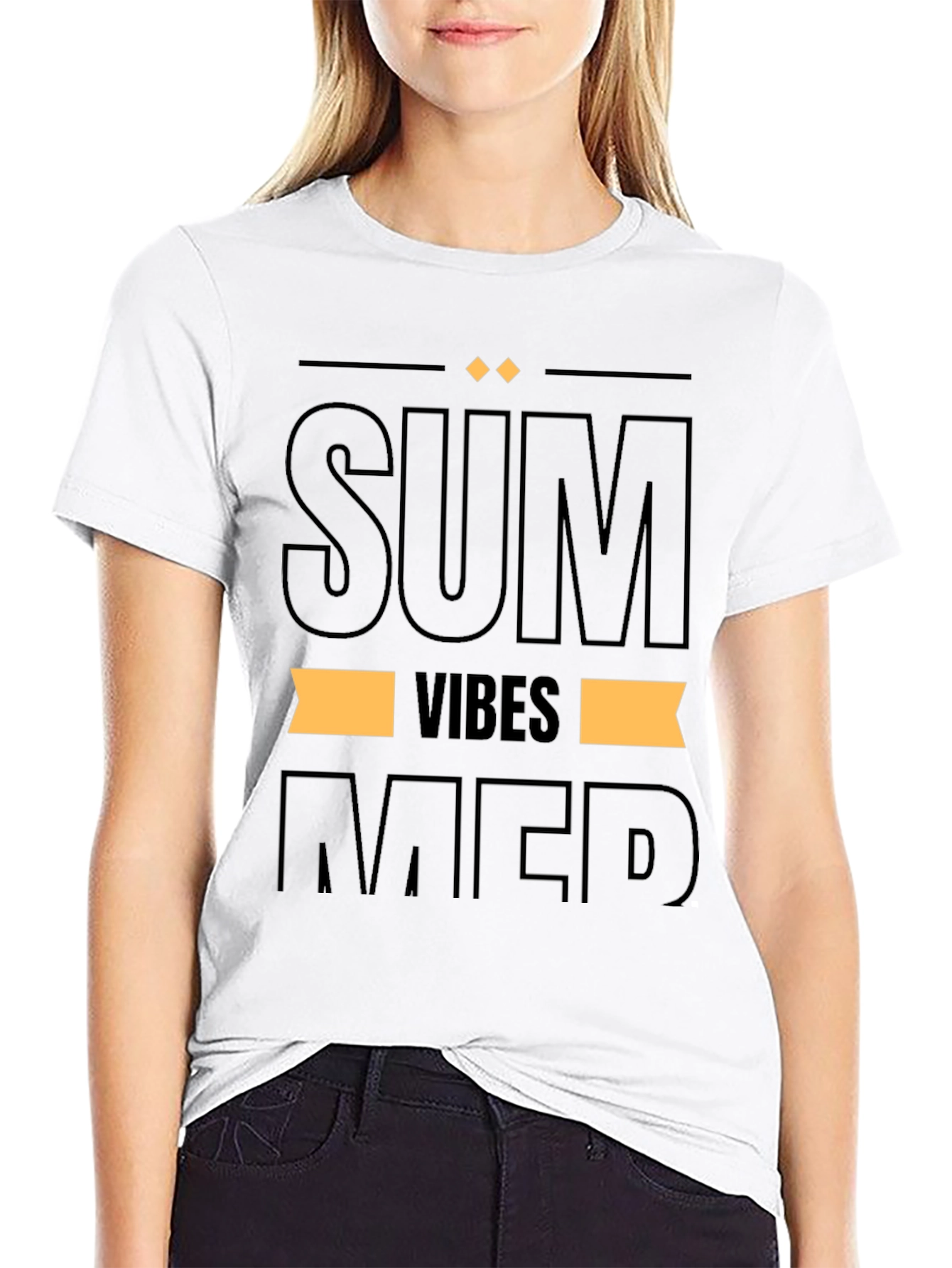 Summer Vibes Graphic Print T-Shirt