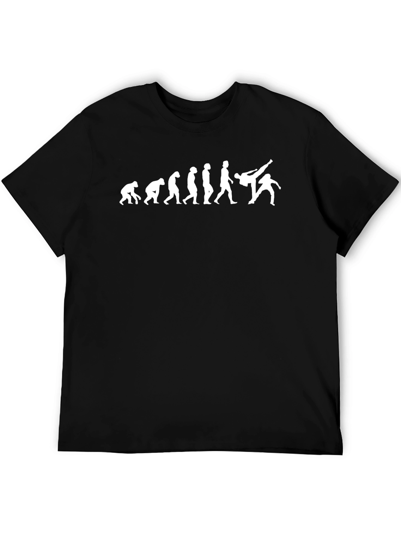 Evolution of Judo Black T-Shirt - Martial Arts Throw