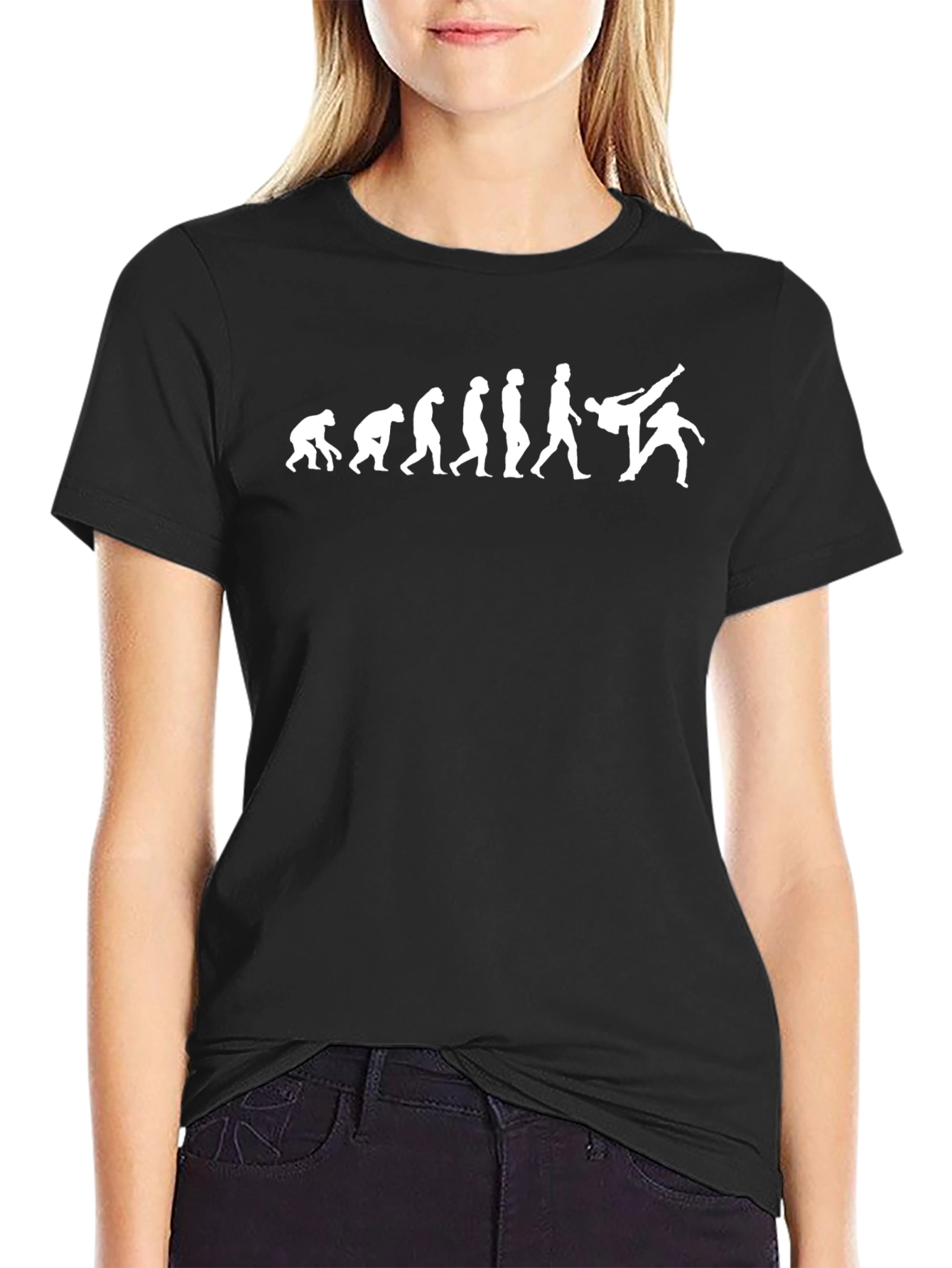 Evolution of Judo Black T-Shirt - Martial Arts Throw