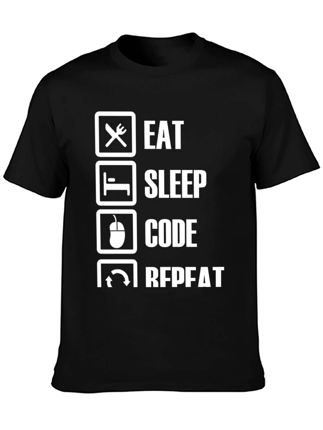 Eat Sleep Code Repeat Programmer T-Shirt