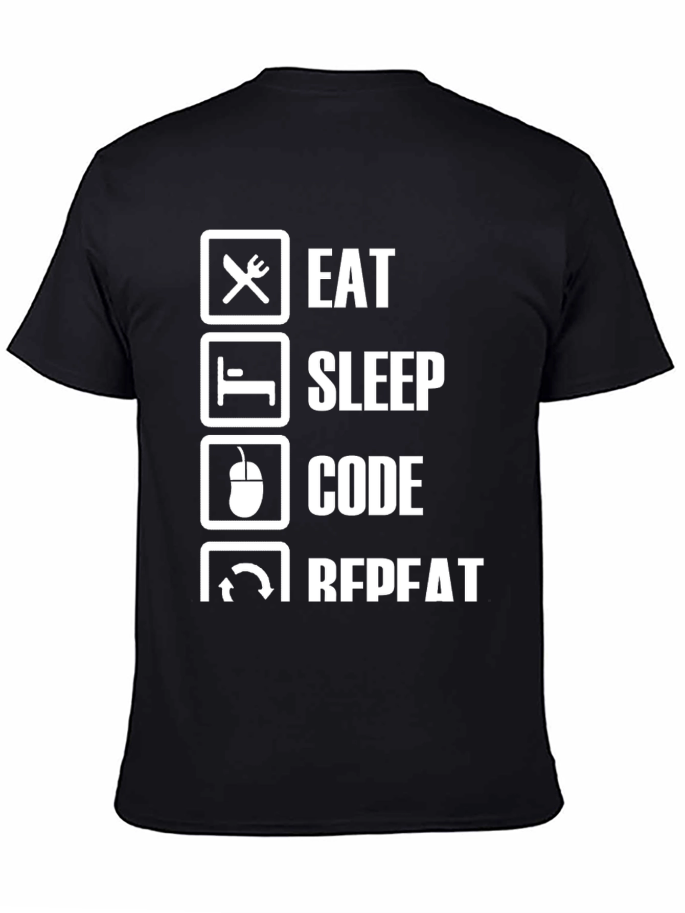 Eat Sleep Code Repeat Programmer T-Shirt