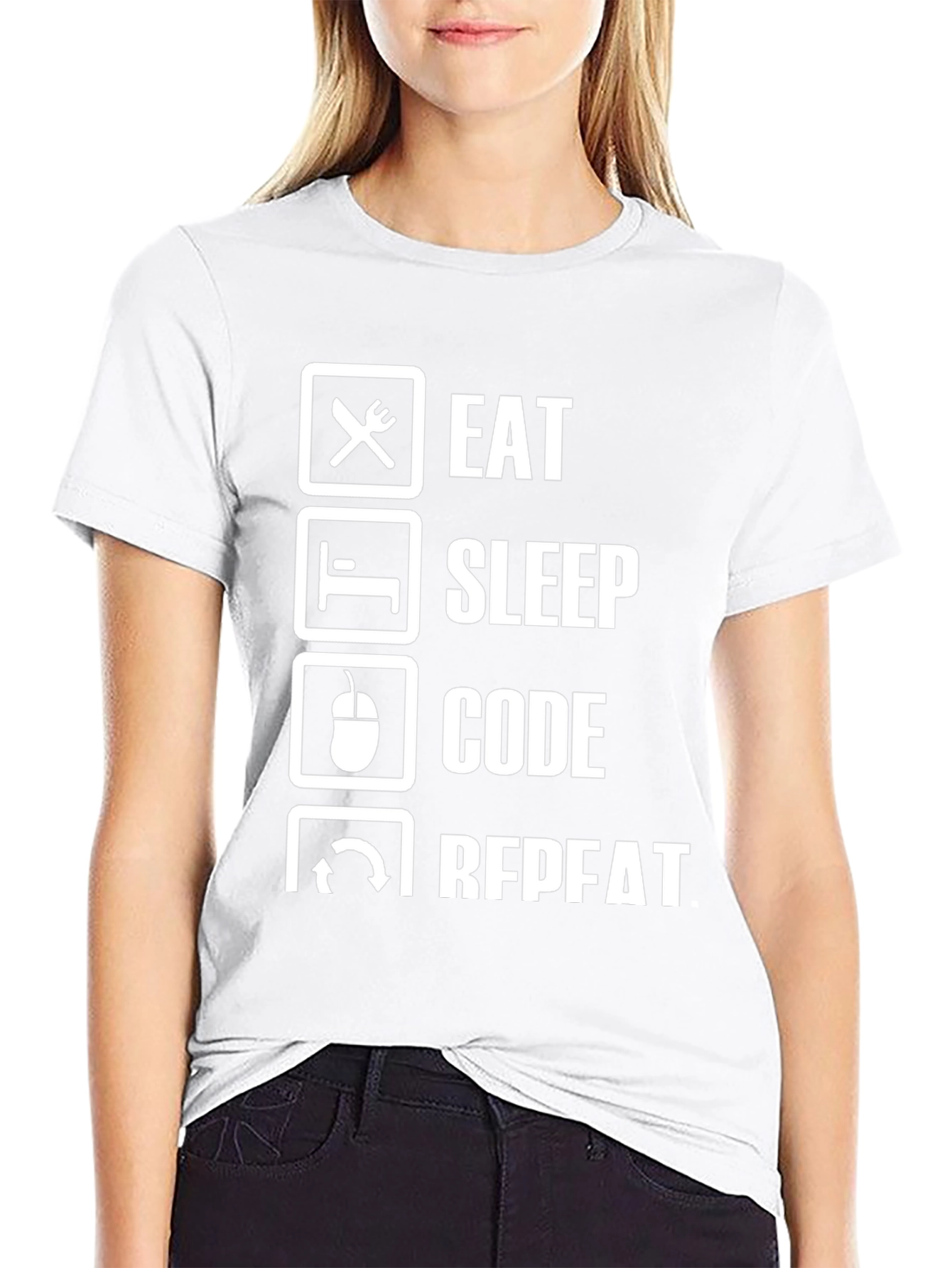 Eat Sleep Code Repeat Programmer T-Shirt