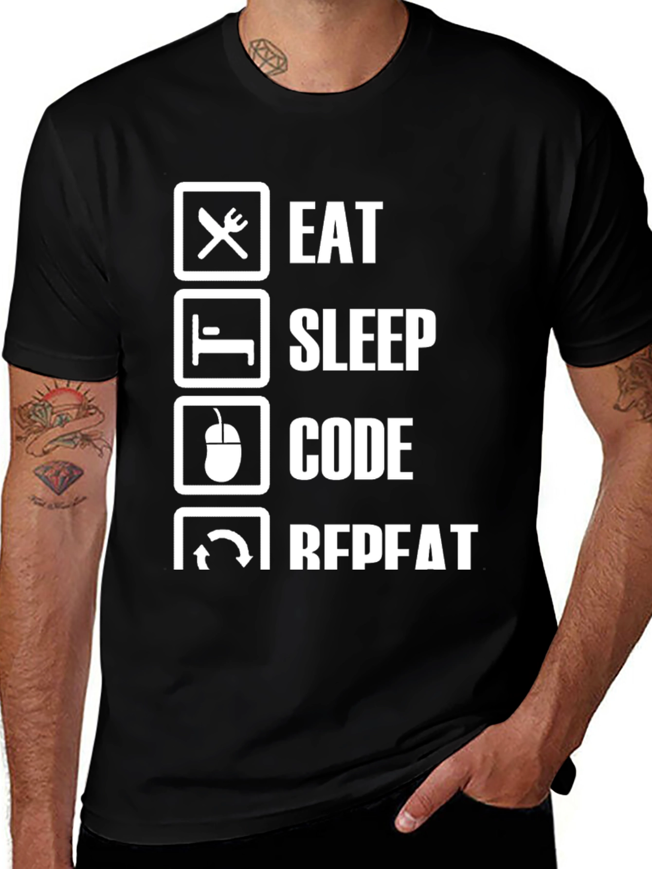 Eat Sleep Code Repeat Programmer T-Shirt