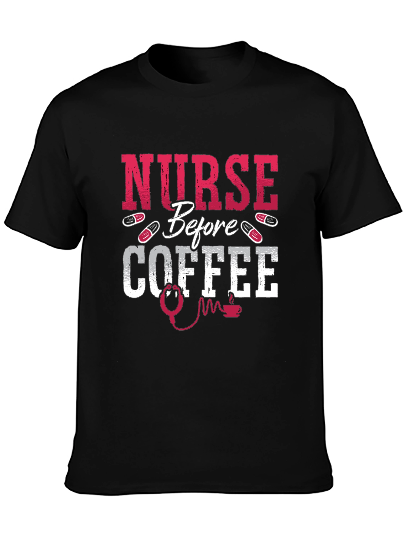 Nurse Before Coffee Graphic Tee