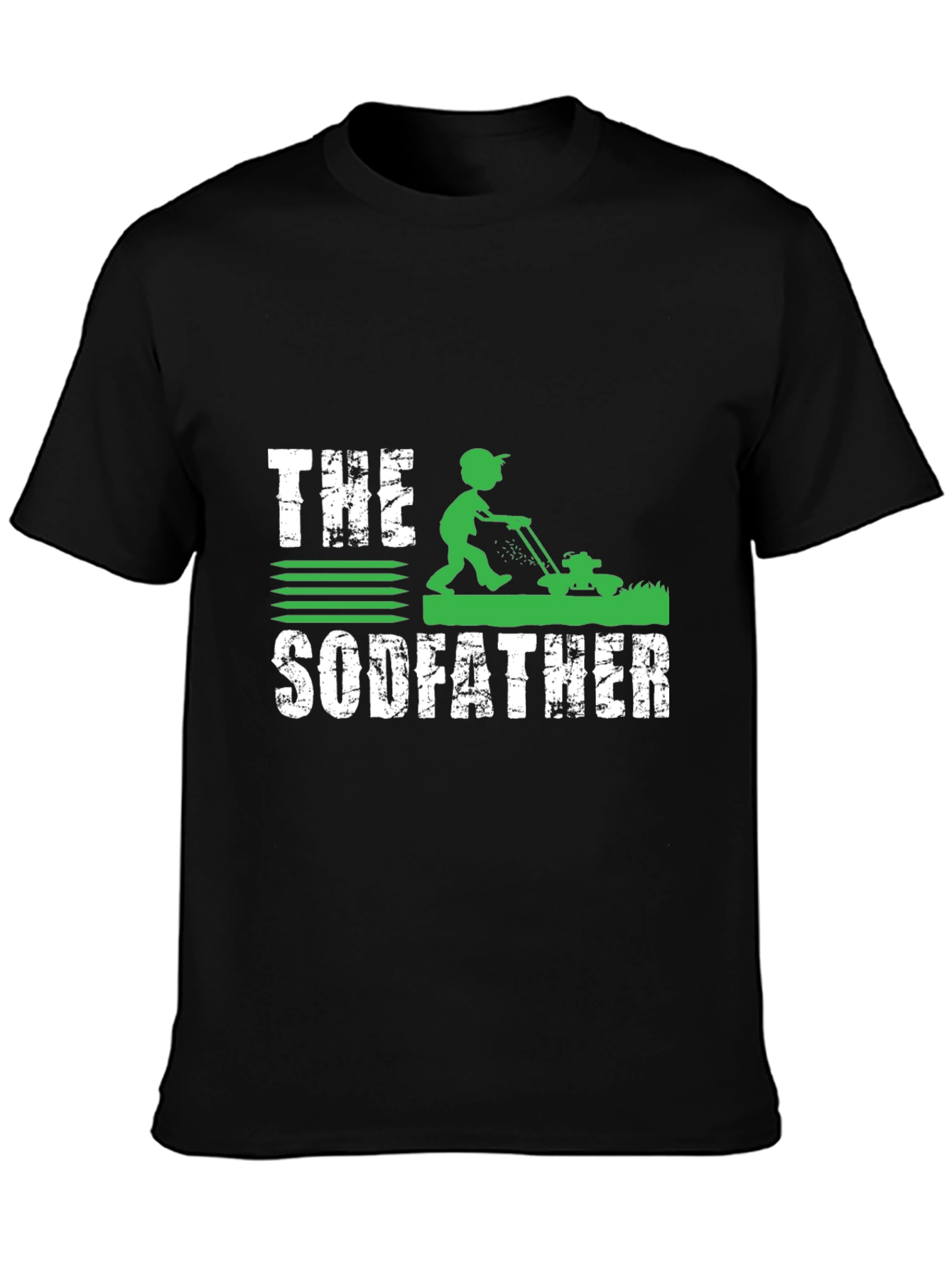 The Sodfather Funny Lawn Care T-Shirt