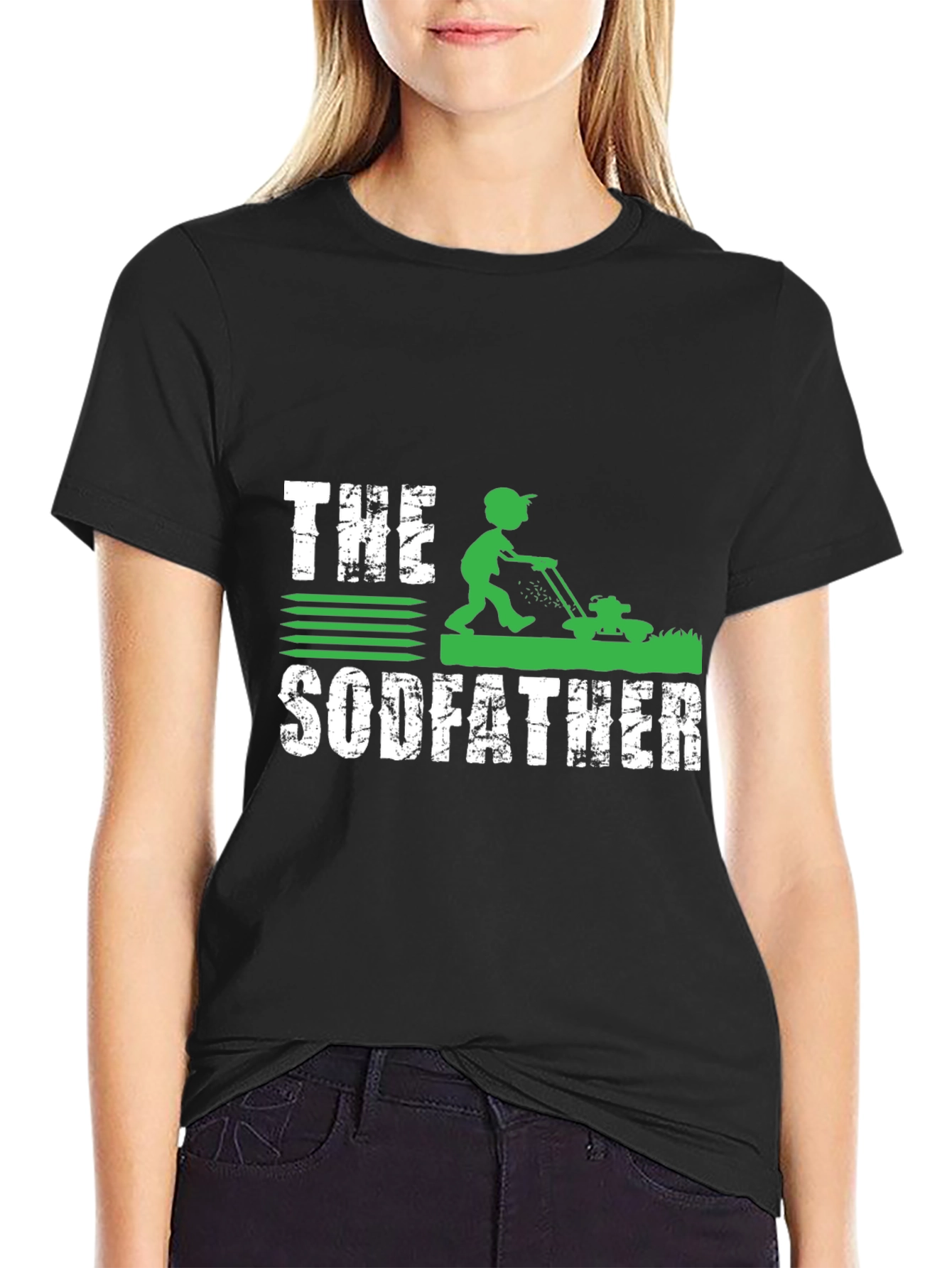 The Sodfather Funny Lawn Care T-Shirt